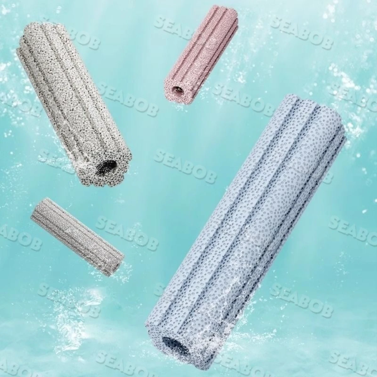 LEPET MEDIA FILTER RUMAH BAKTERI MOMOGI AQUARIUM ECO BIO BLOCK 98mm x 27mm foto 3
