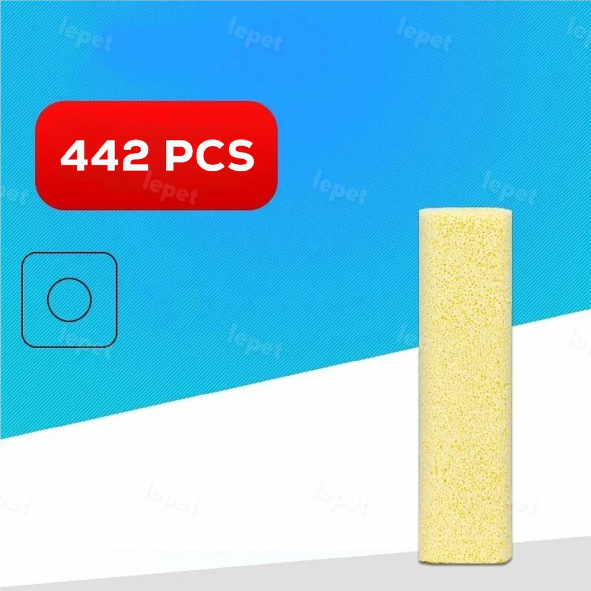 LEPET 1DUS(480 PCS)MEDIA FILTER 98mm x 27mm RUMAH BAKTERI MOMOGI AQUARIUM foto 8