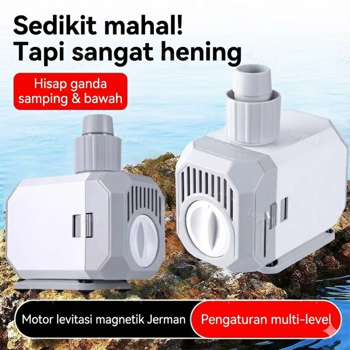 LEPET Pompa Air Celup Kolam Aquarium Aquascape CDA-200/300/500/1000/1500/2500/3000/3500 WATER PUMP foto 5