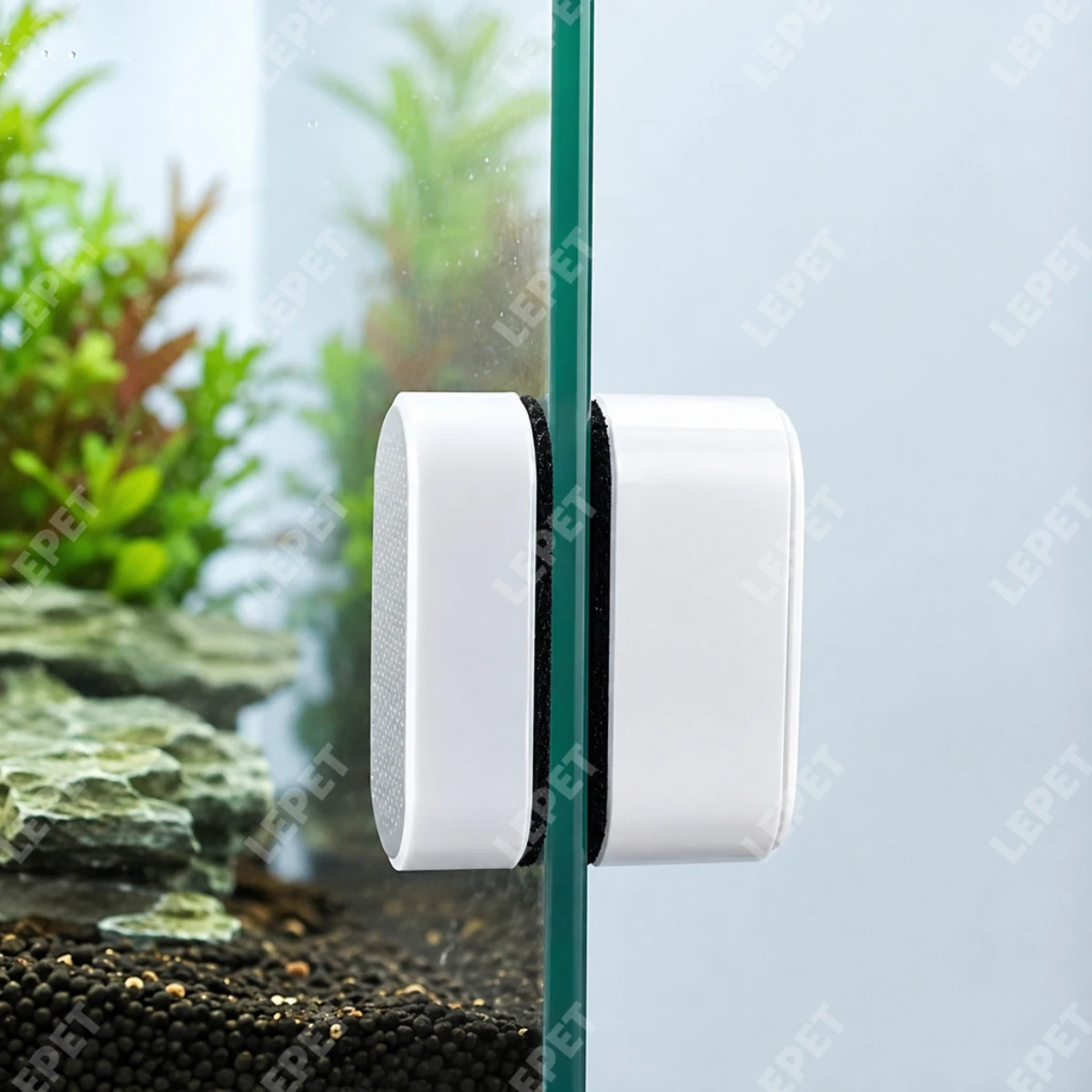 LEPET Magnet Pembersih Kaca Aquarium / Mini Magnet Glass Cleaner foto 8