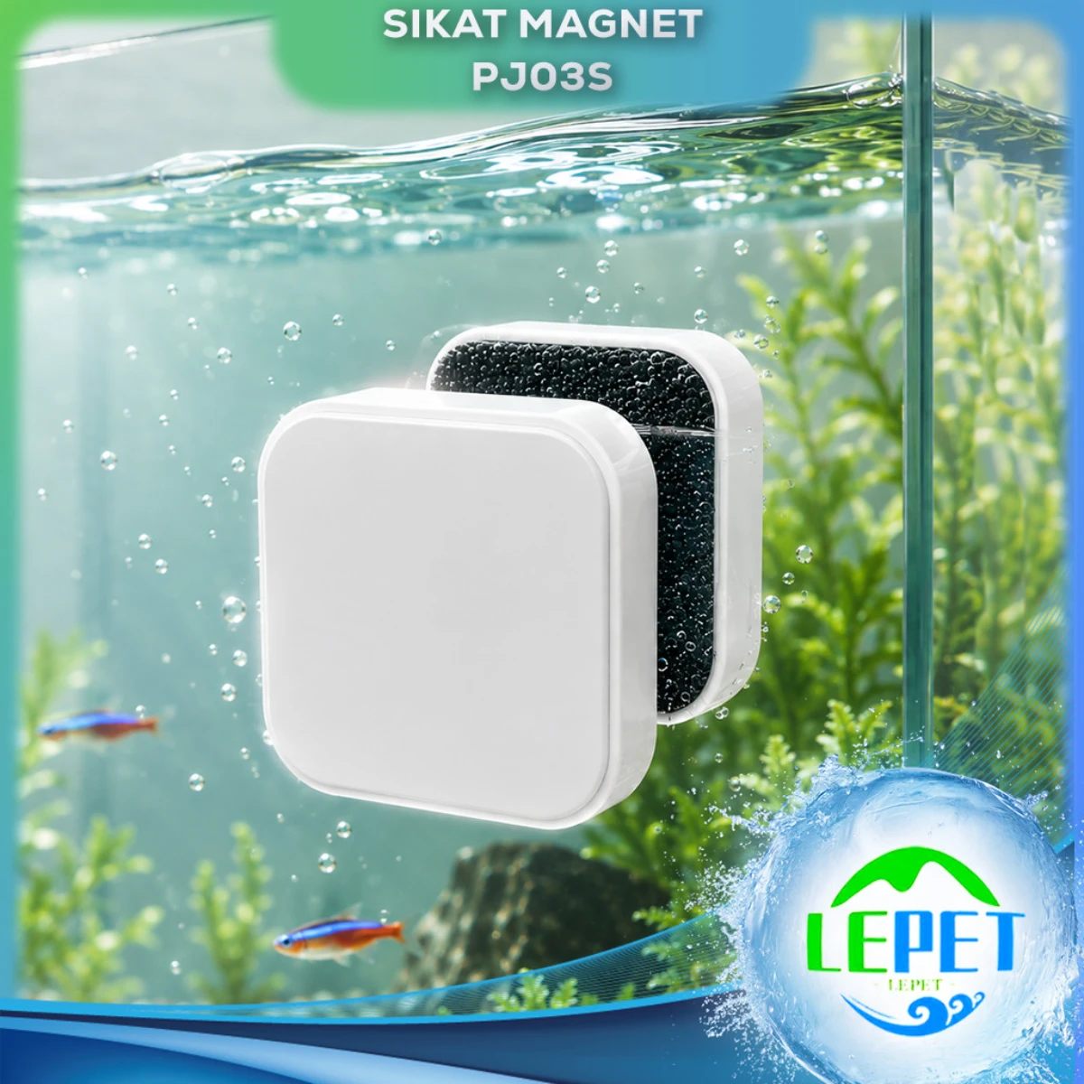 Magnet Pembersih Kaca Aquarium