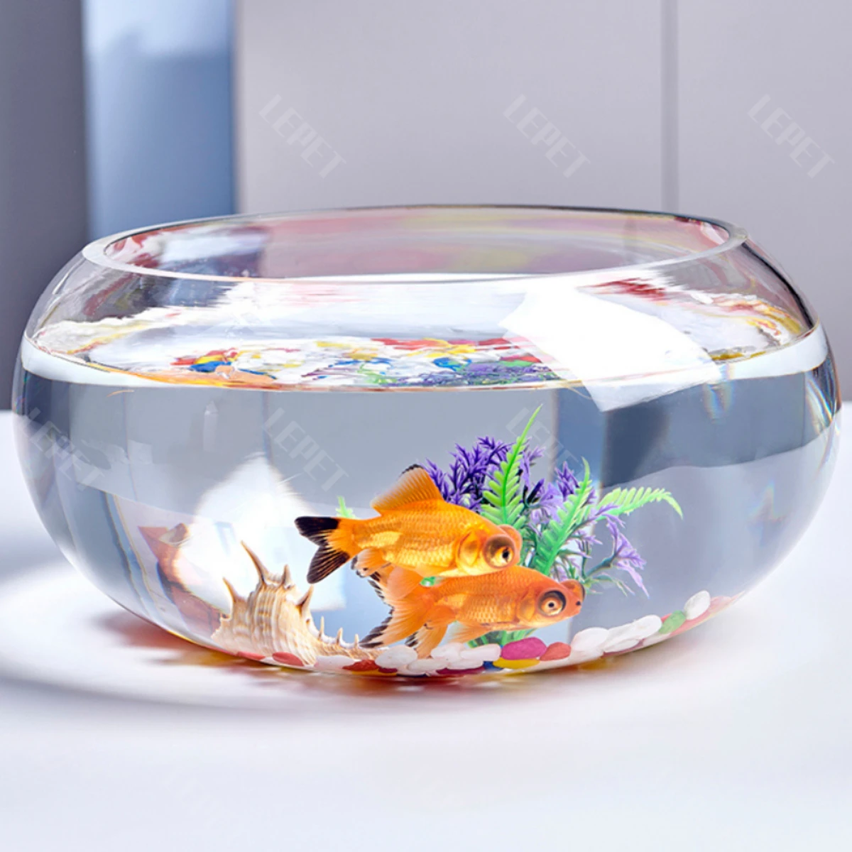 LEPET AQUARIUM MINI KECIL A27-3 / A27-4 AKUARIUM IKAN CUPANG HIAS / KURA-KURA foto 9