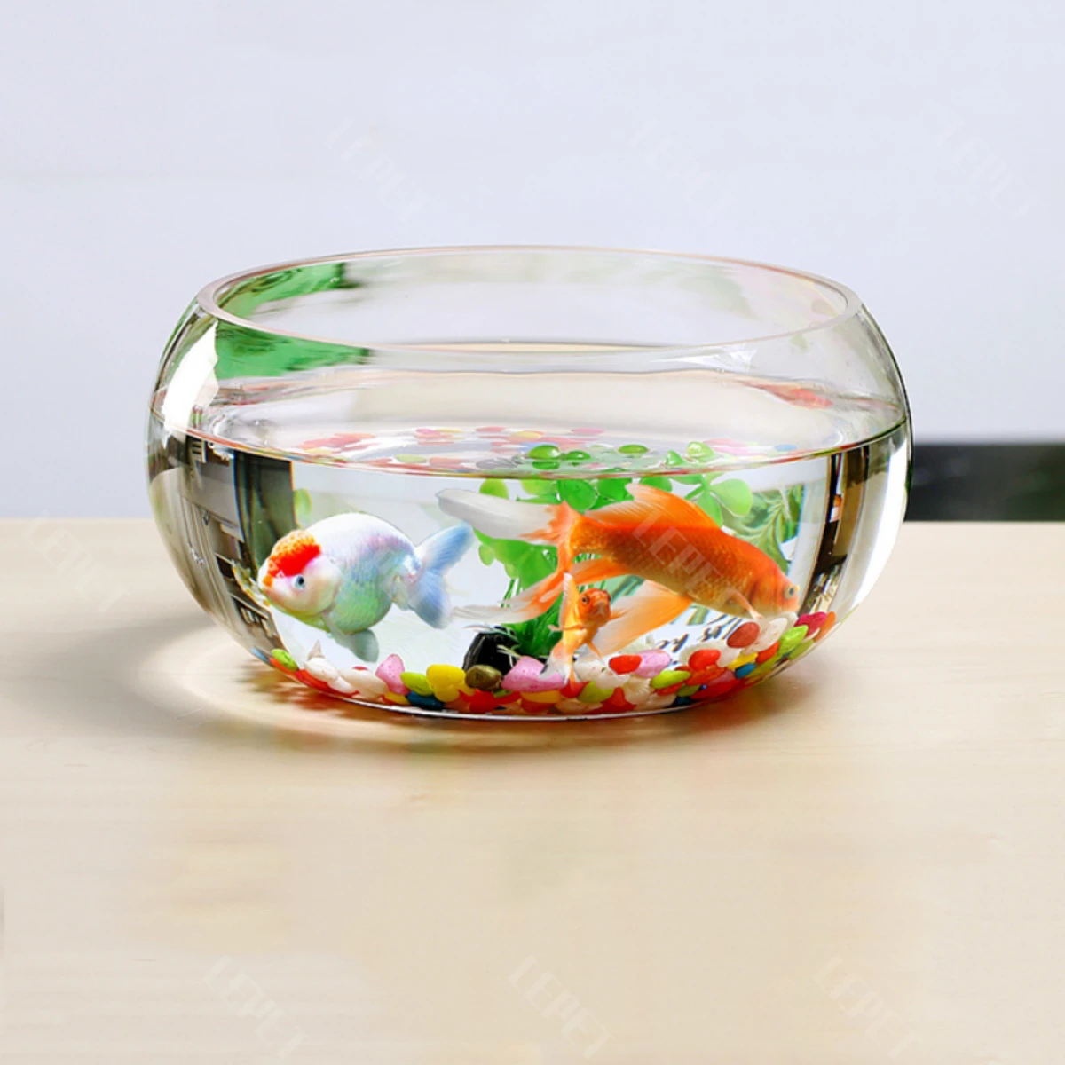 LEPET AQUARIUM MINI KECIL A27-3 / A27-4 AKUARIUM IKAN CUPANG HIAS / KURA-KURA foto 2