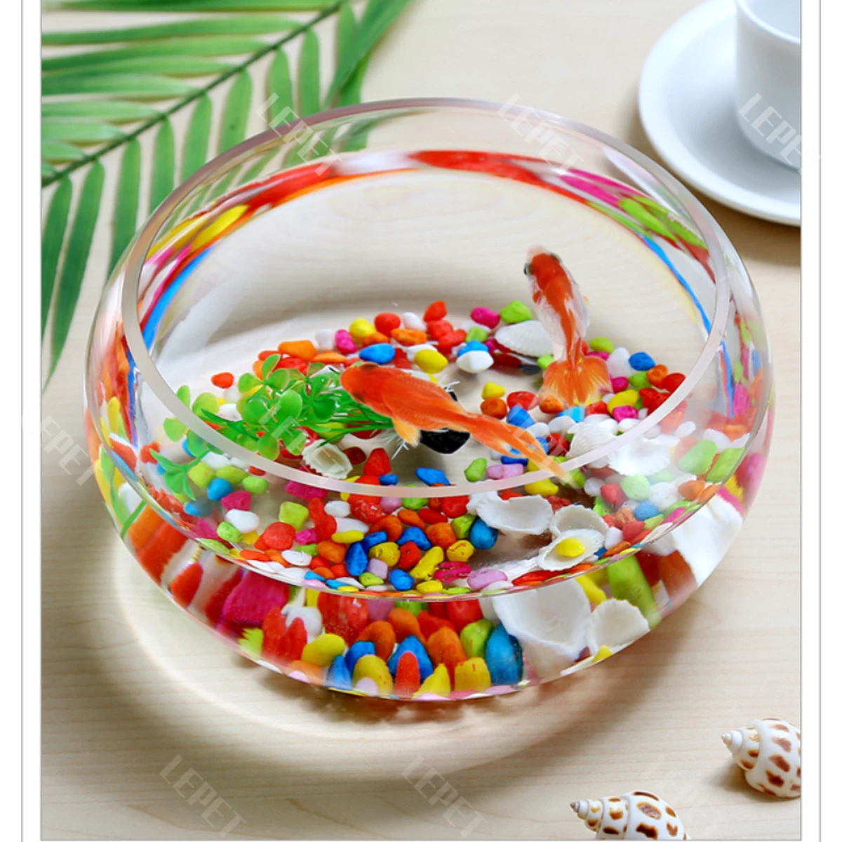LEPET AQUARIUM MINI KECIL A27-3 / A27-4 AKUARIUM IKAN CUPANG HIAS / KURA-KURA foto 5