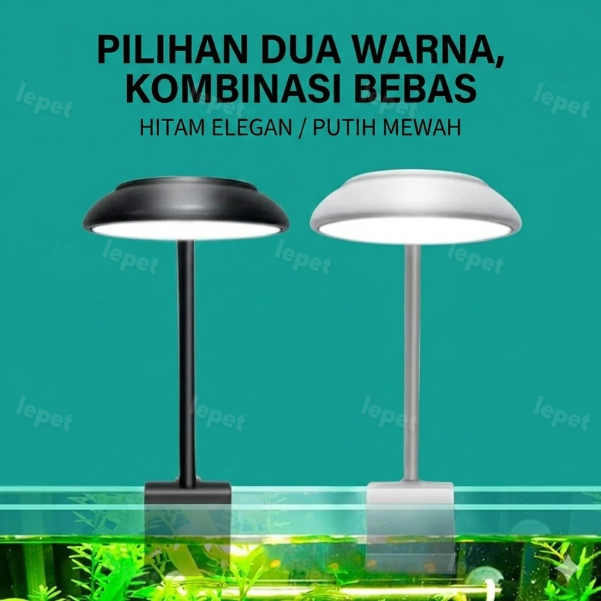 LEPET lampu aquarium mini FY-Q6 / LED aquarium / lampu aquarium jepit foto 3