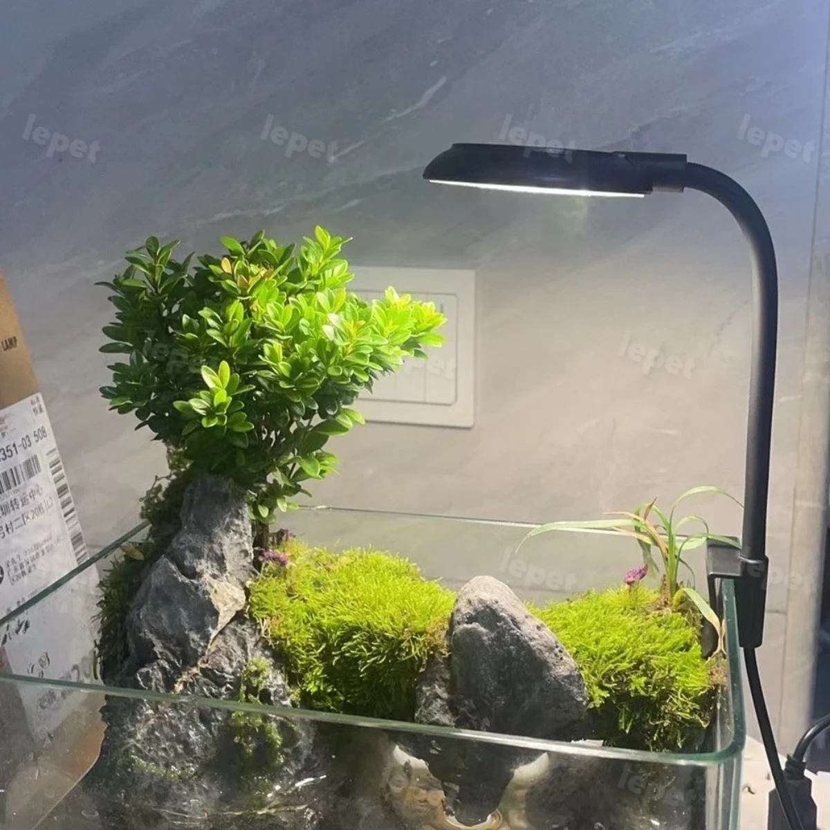LEPET lampu aquarium mini FY-Q6 / LED aquarium / lampu aquarium jepit foto 8