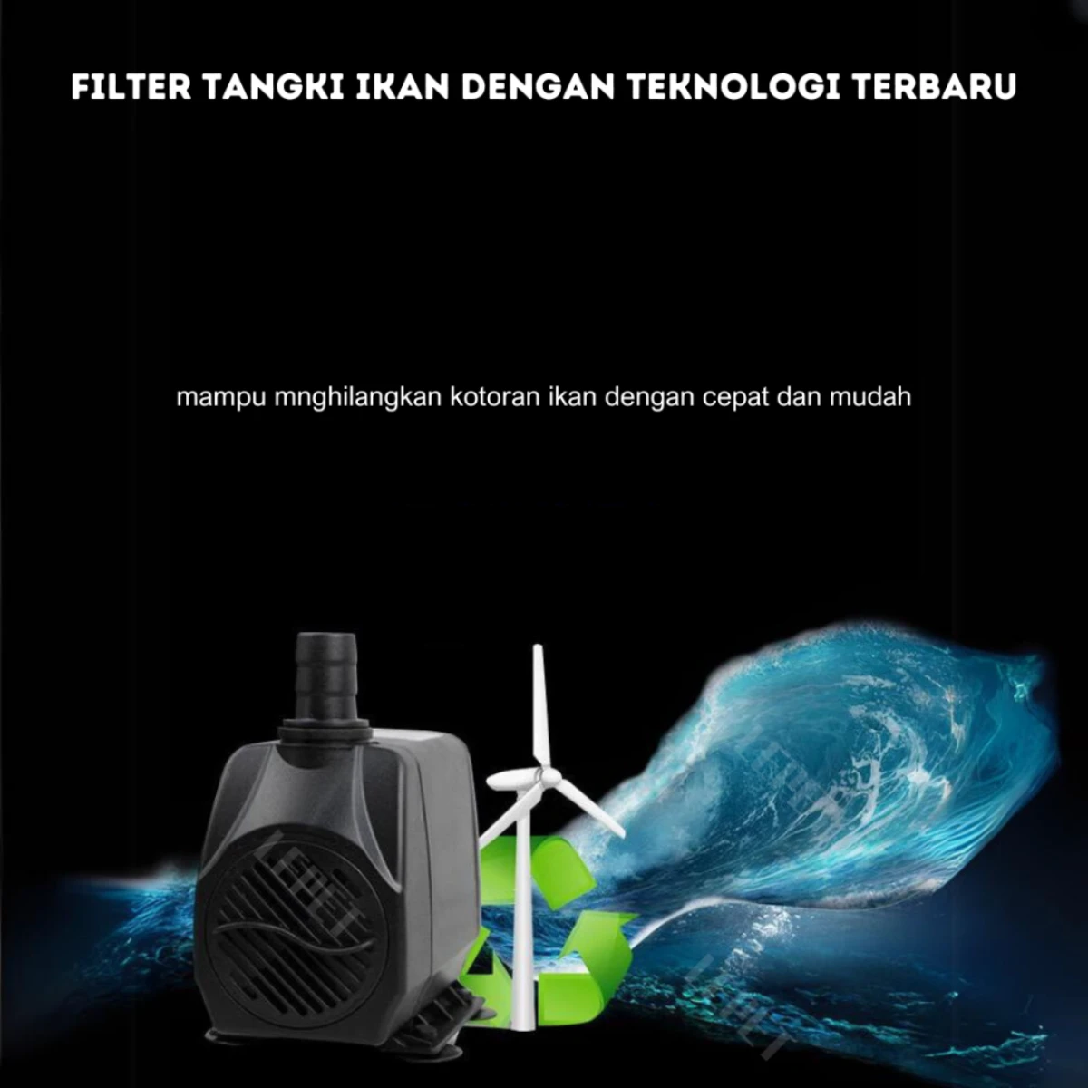 LEPET Pompa Celup Filter Aquarium Hidroponik Low Watt SZ450 /SZ500 /SZ388 /SZ399 /SZ4200 foto 5