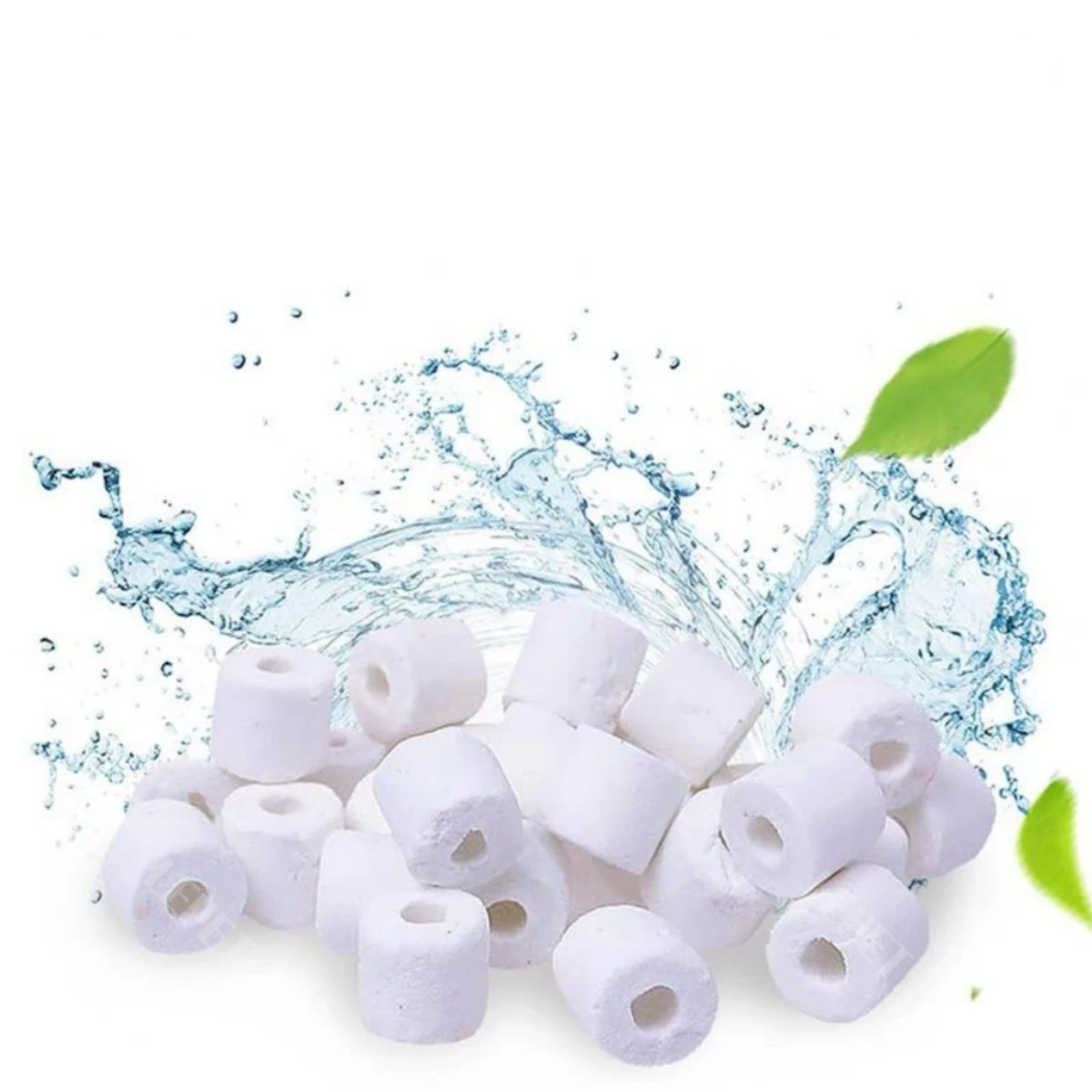 LEPET BIORING INFRARED LPLC07-174 bio ring pori pourus PUTIH media filter biologis 500G foto 3