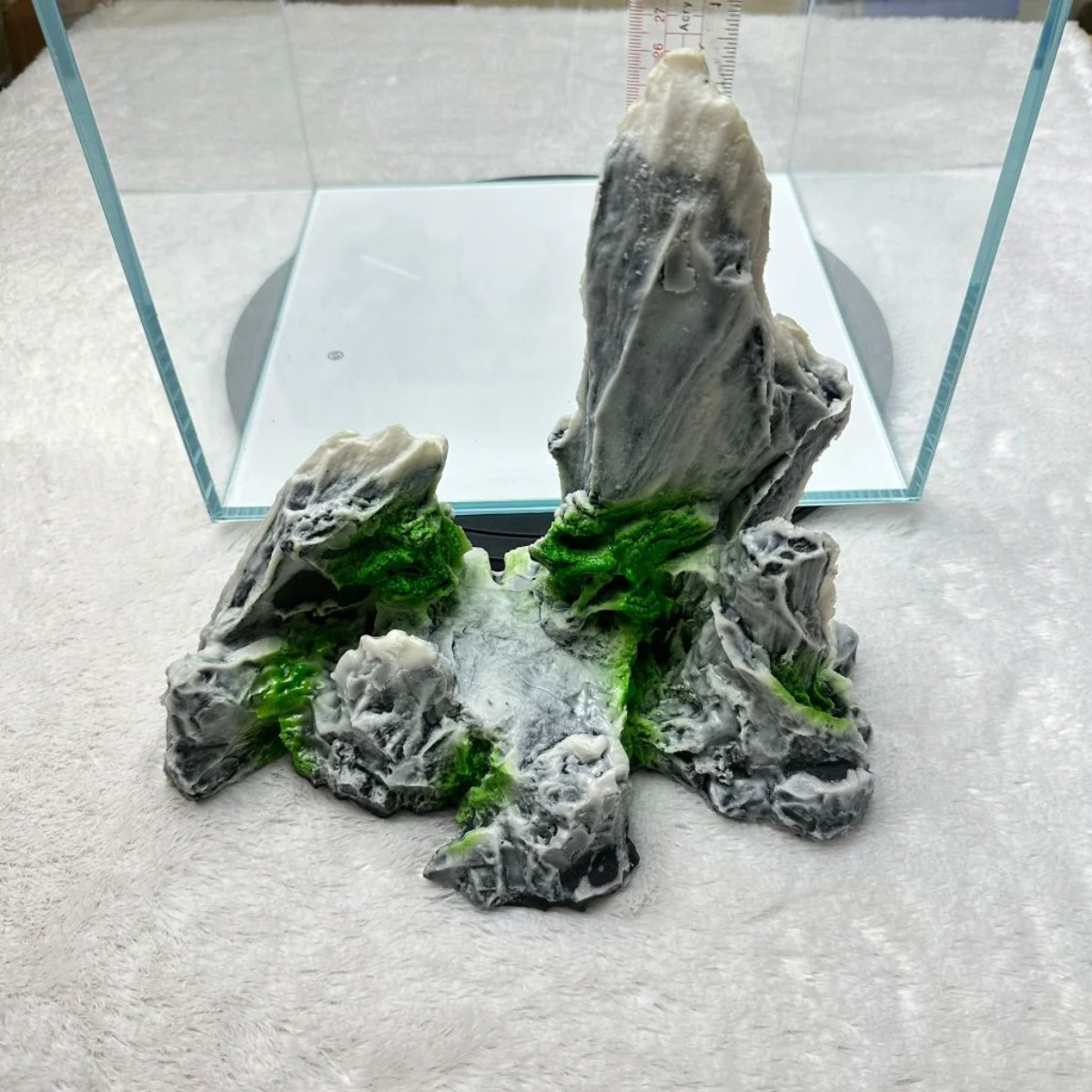LEPET Hiasan Aquarium 102 / 673 / Tangki Ikan Iansekap Bebatuan Dekorasi Resin Ornamen Simulasi Batu foto 6