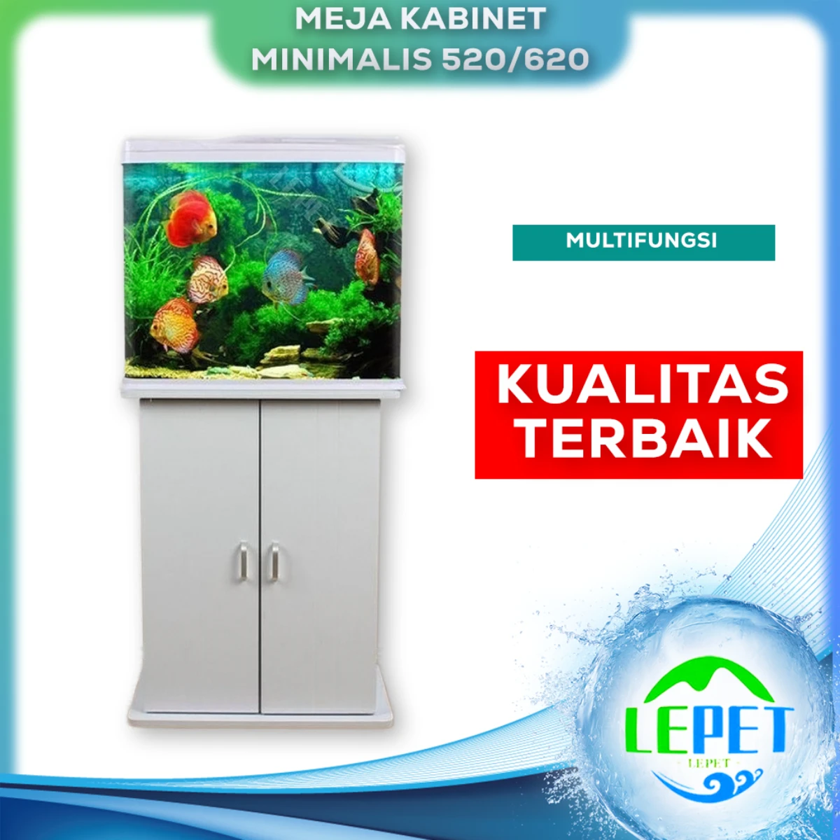 LEPET Meja aquarium minimalis 520/620 / Kabinet aquarium / meja aquascape / akuarium cabinet / lemari aquarium