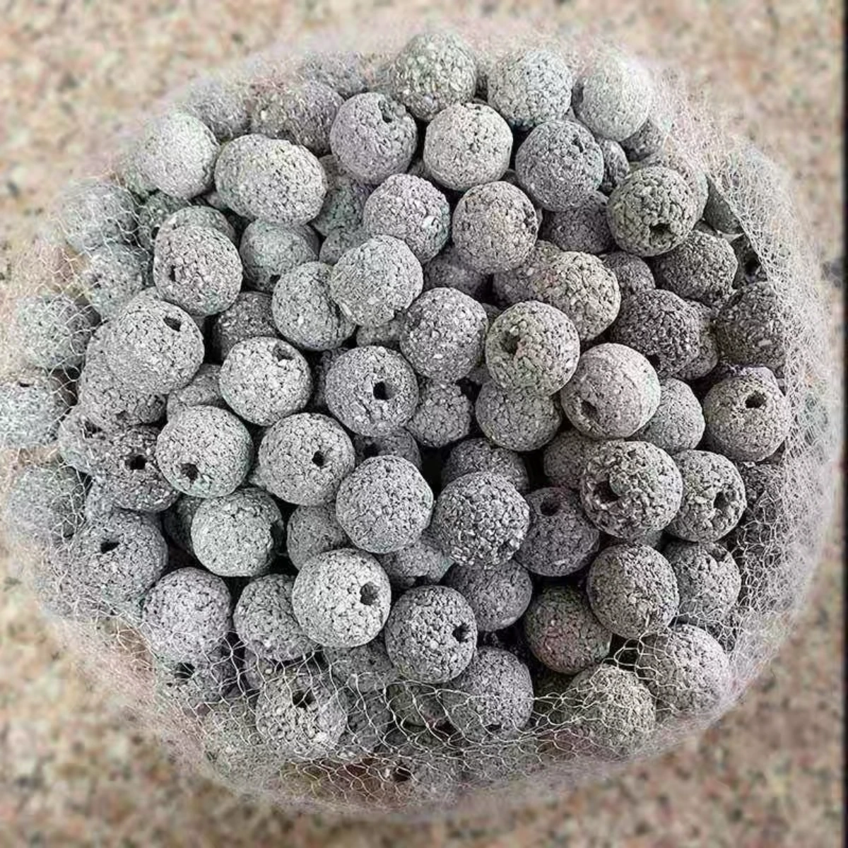 LEPET 5D Nano Bio Sphere Ball LC03 / LC18 Media Filter Infrared Bacteria Ring Aquarium 500G-RANDOM foto 3
