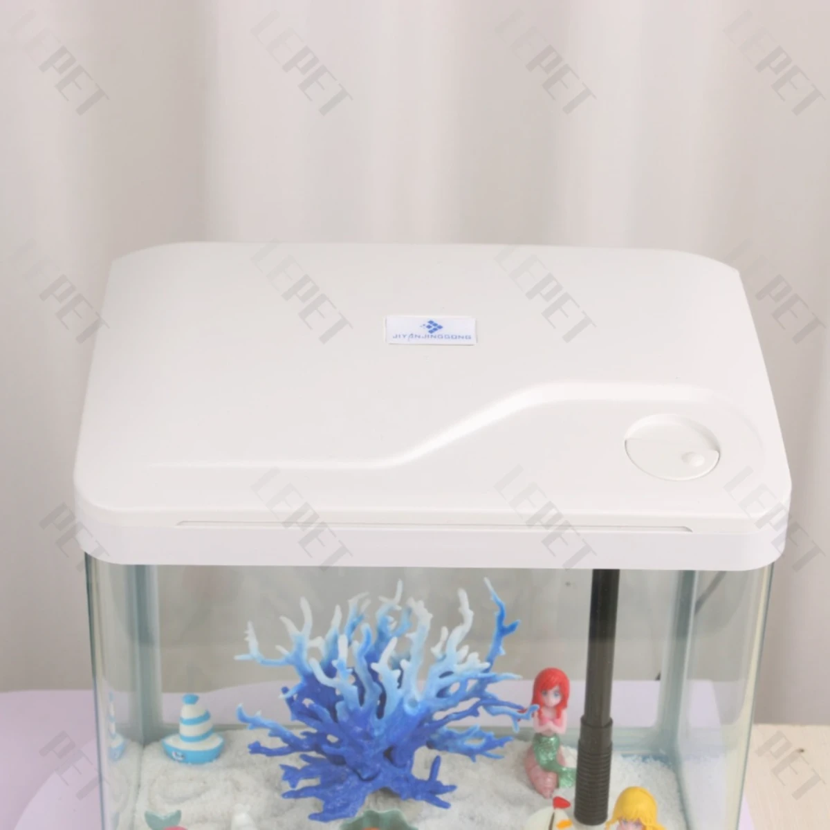 LEPET Akuarium Ikan XS 820 (80x33.5x58.5 cm)Tangki Ikan Mini Dengan Filter Dan Lampu Led foto 8
