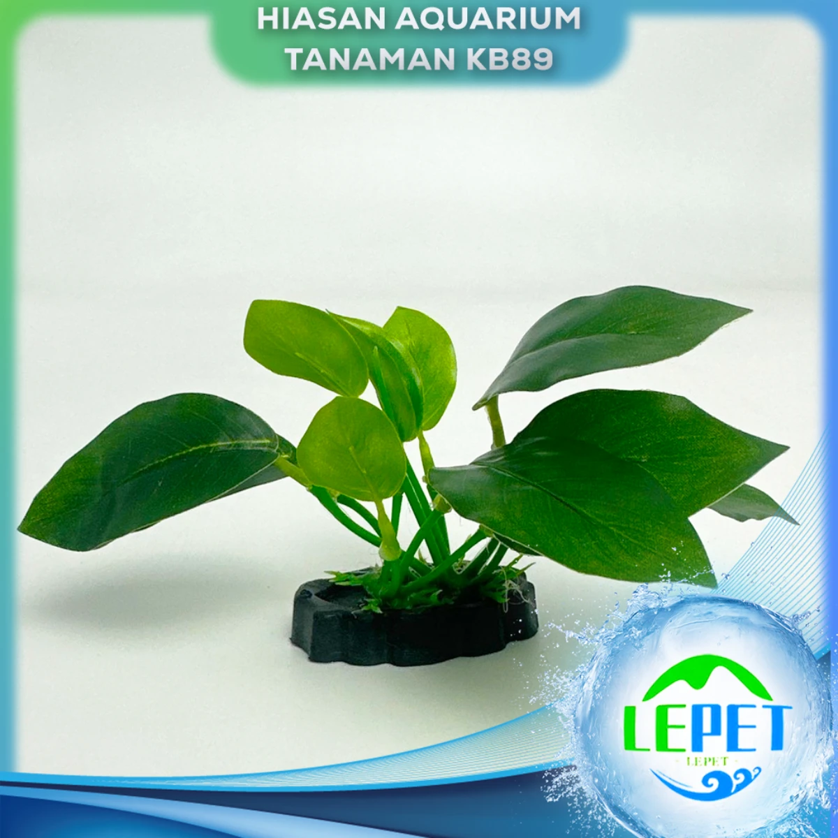 LEPET Hiasan Aquarium KB89 Tanaman Aquarium pelastik foto 2