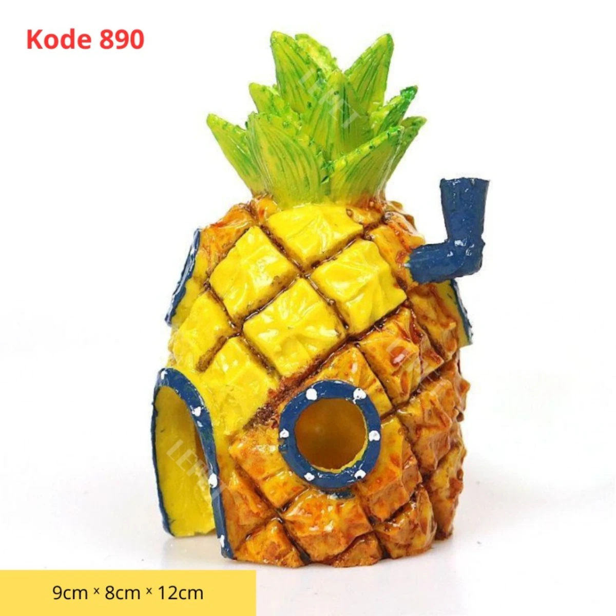 LEPET Hiasan Aquarium 890/893 / Ornamen Kayu Berlubang / Dekorasi Aquarium Kayu Tempat Sembunyi Ikan foto 4