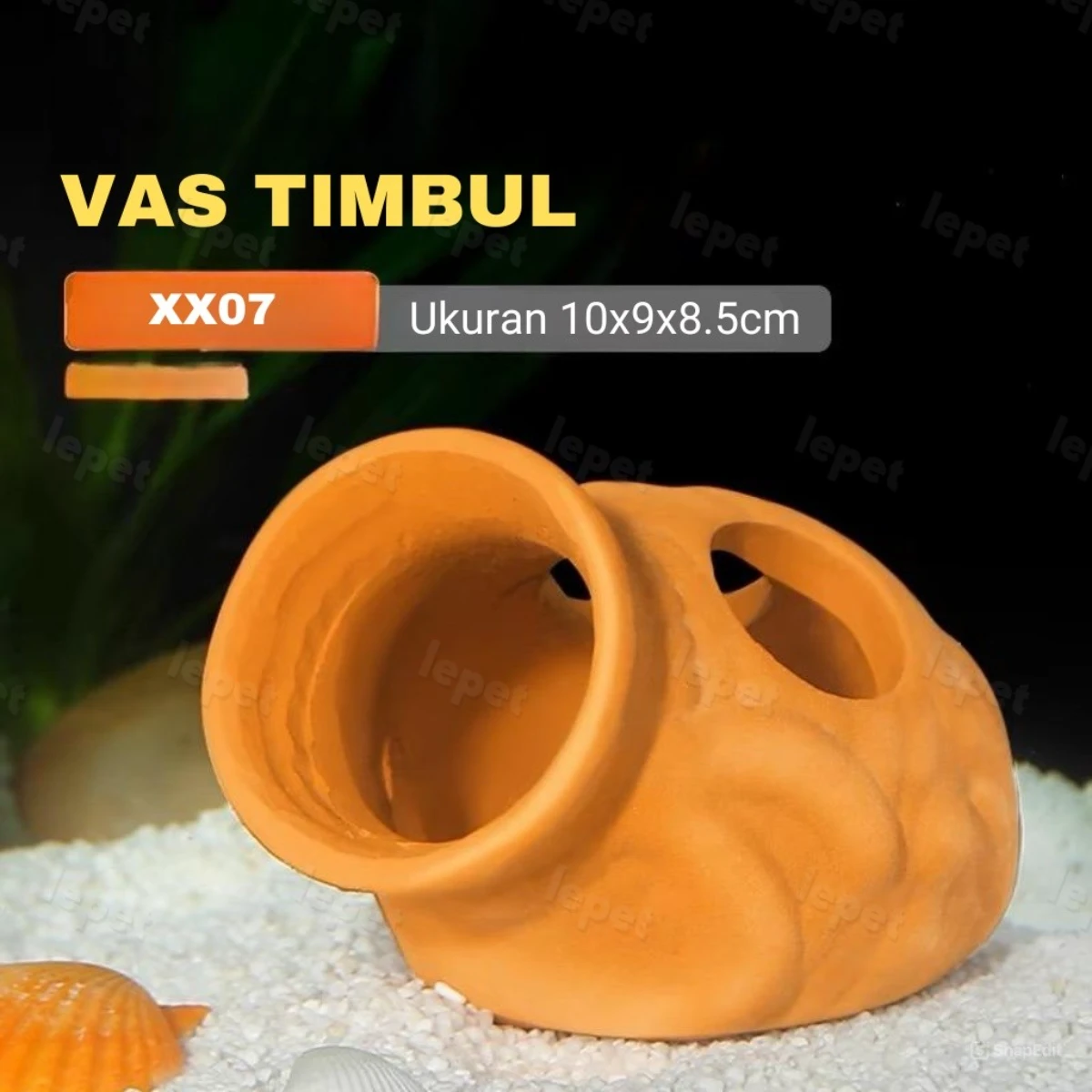 LEPET Hiasan Aquarium XX06 / XX07 / XX10 / XX13 / XX136 / XX147 Dekorasi Ornamen Simulasi foto 4