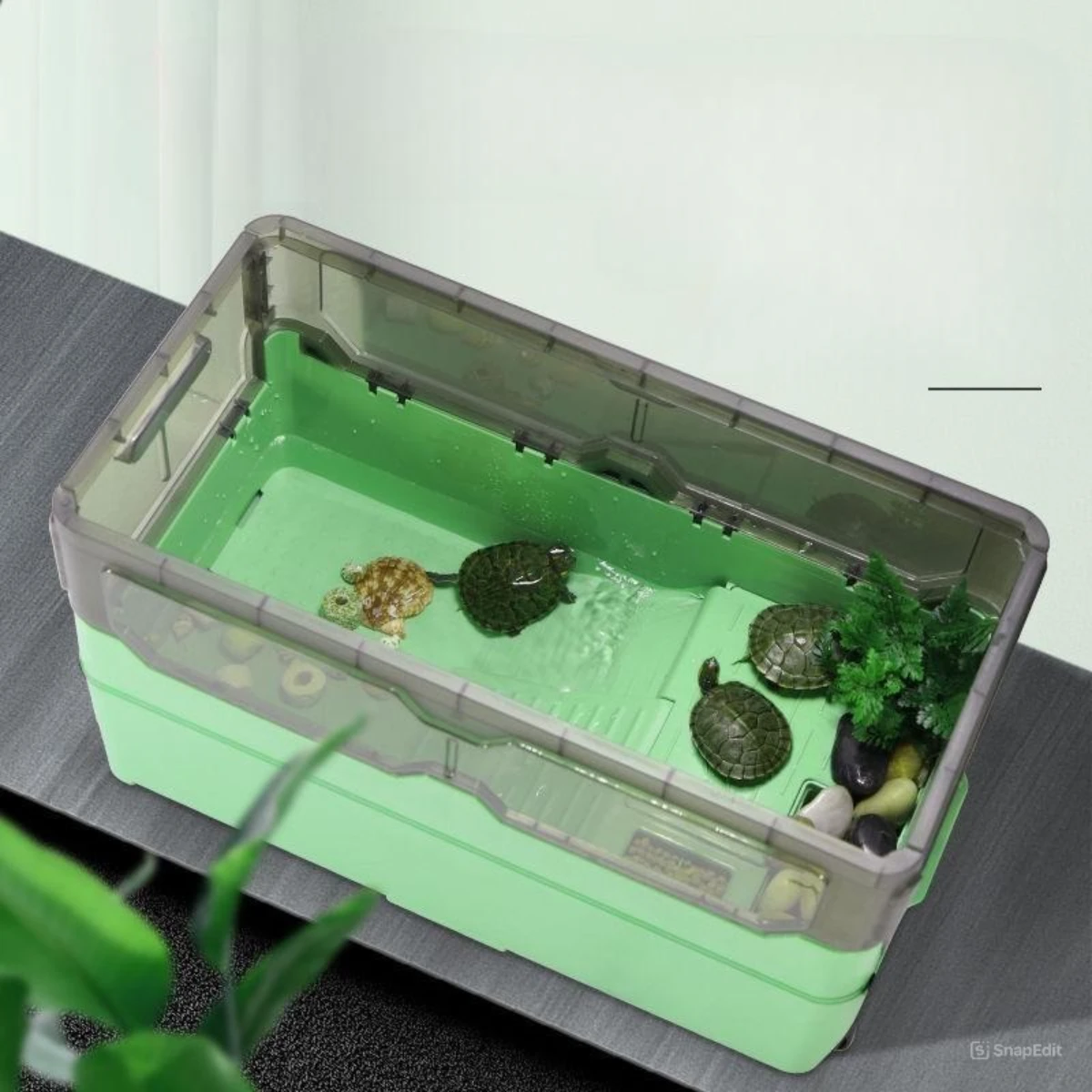 LEPET Turtle Enclosure Aquarium Tank GH07/GH09 / Kandang Kura / aquarium kura kura foto 8