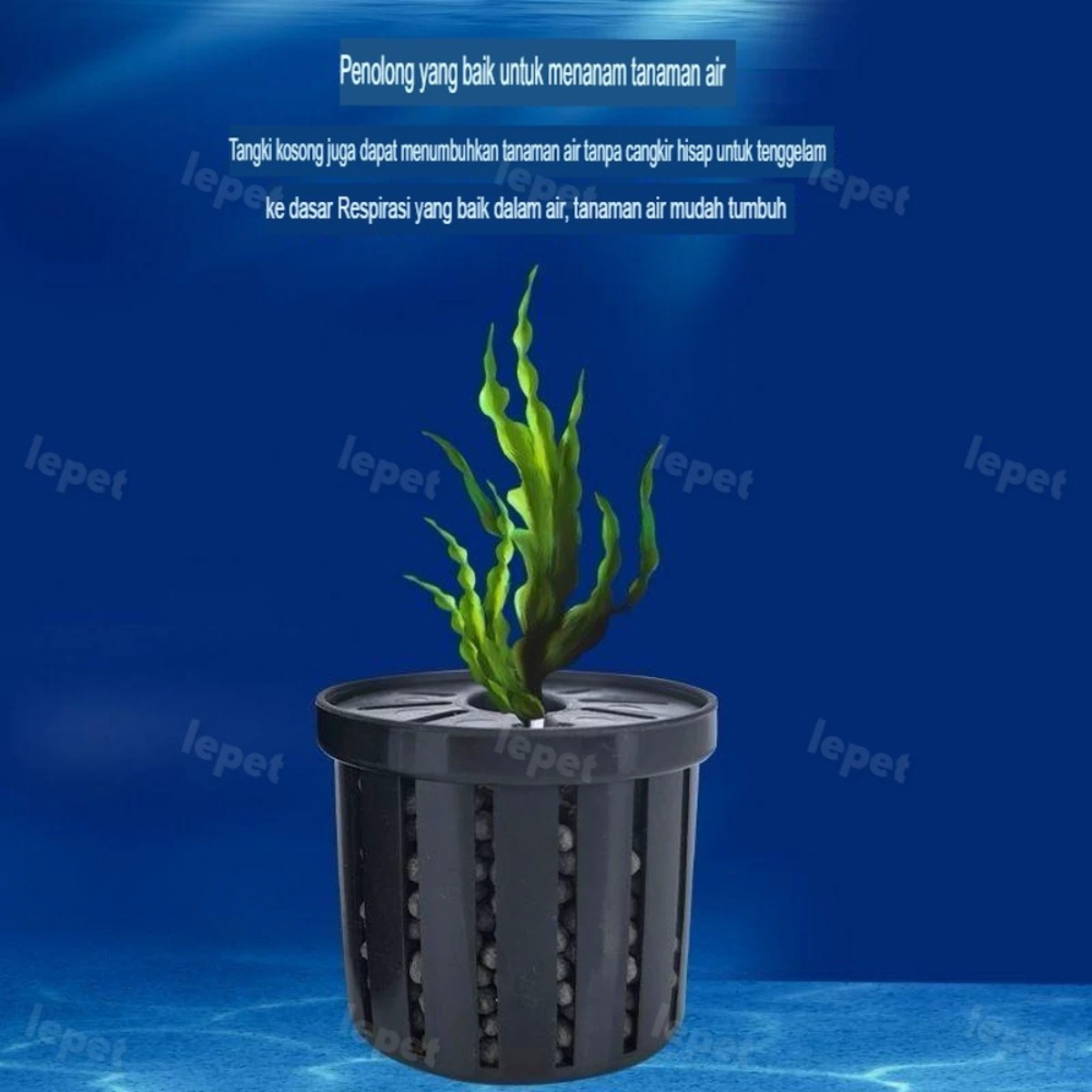 LEPET keranjang tanam rumput air PJ70 , menghemat ruang, partisi baki akuarium ikan,pot tanaman air aquarium/WATER PLANT BASKET foto 8