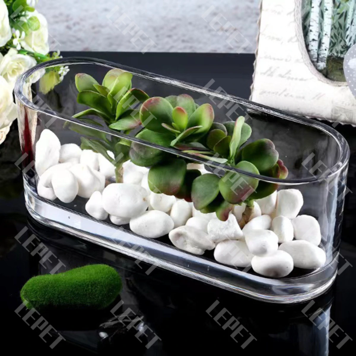 LEPET AQUARIUM MINI KECIL A29 /A30 /A31 / AKUARIUM IKAN CUPANG HIAS foto 6