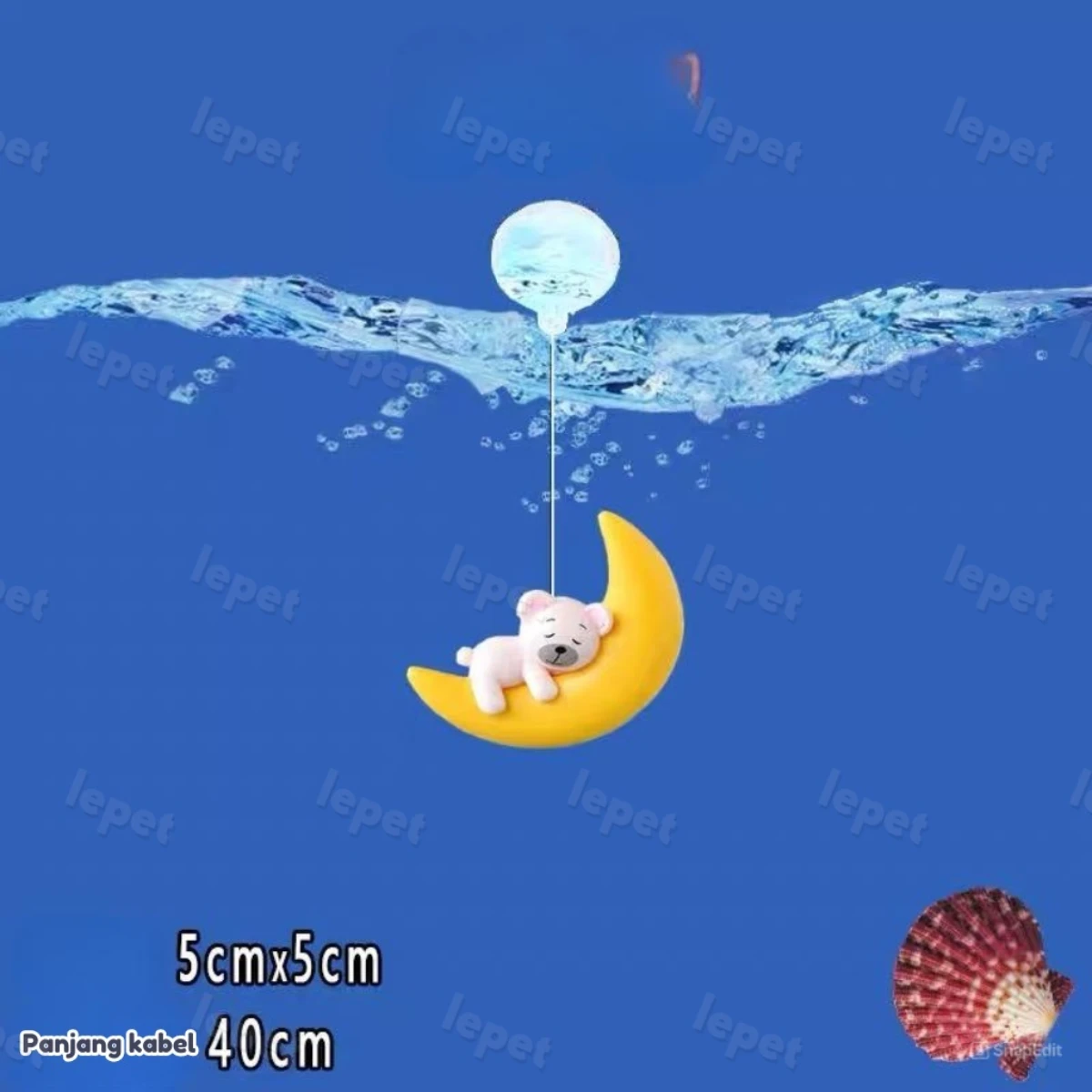 LEPET Hiasan Ornamen Penyelam Aquarium PJ18/PJ25/PJ26 Miniatur Penyelam Bahan Resin Untuk Dekorasi Hiasan Akuarium foto 8