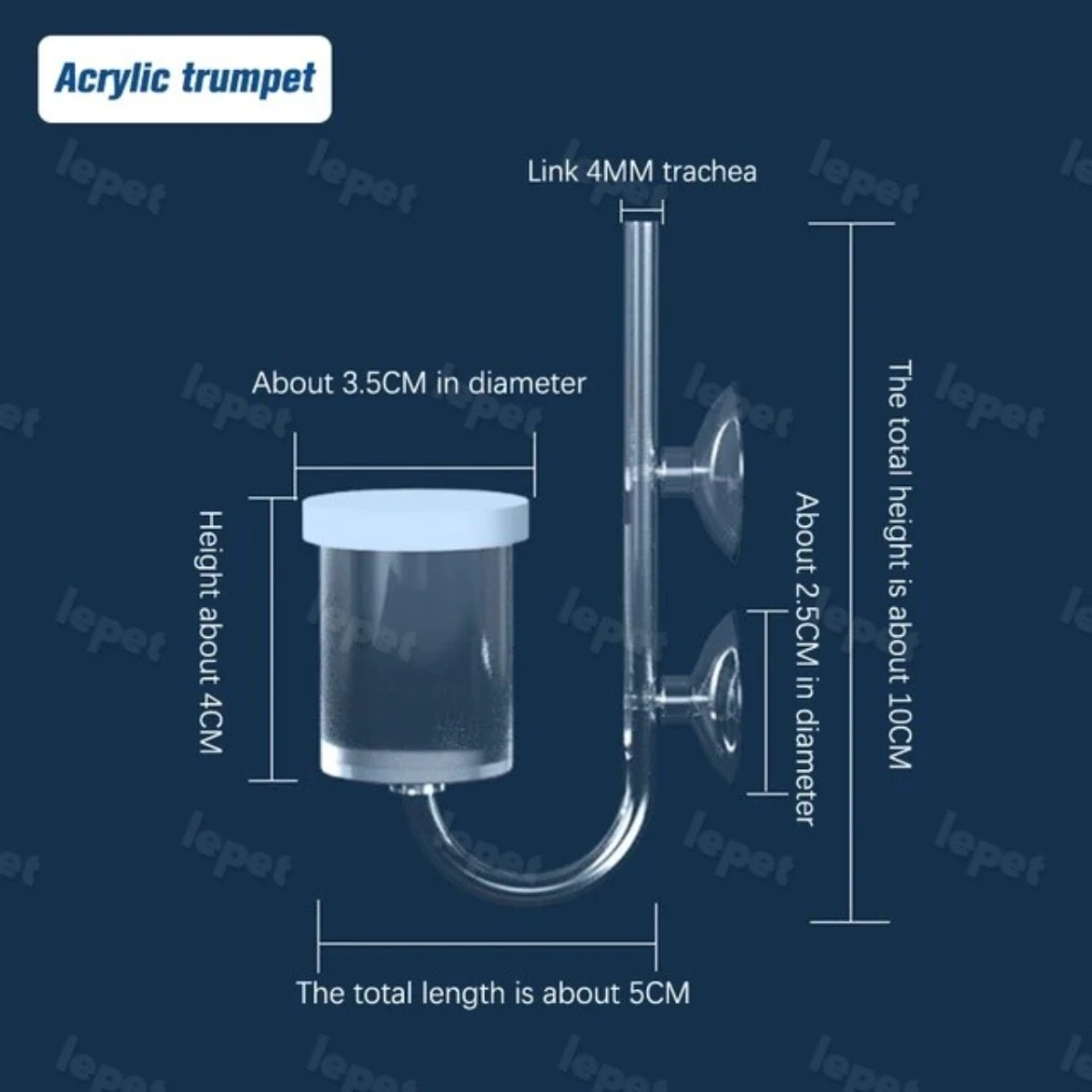 LEPET Diffuser Oksigen Aerator PJ01 / Co2 Low Pressure foto 3