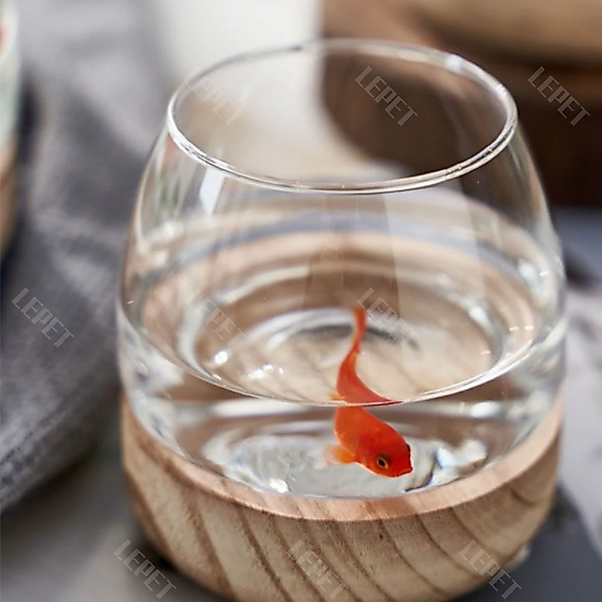 LEPET AQUARIUM MINI KECIL A17 / AKUARIUM IKAN CUPANG HIAS / KURA-KURA foto 3