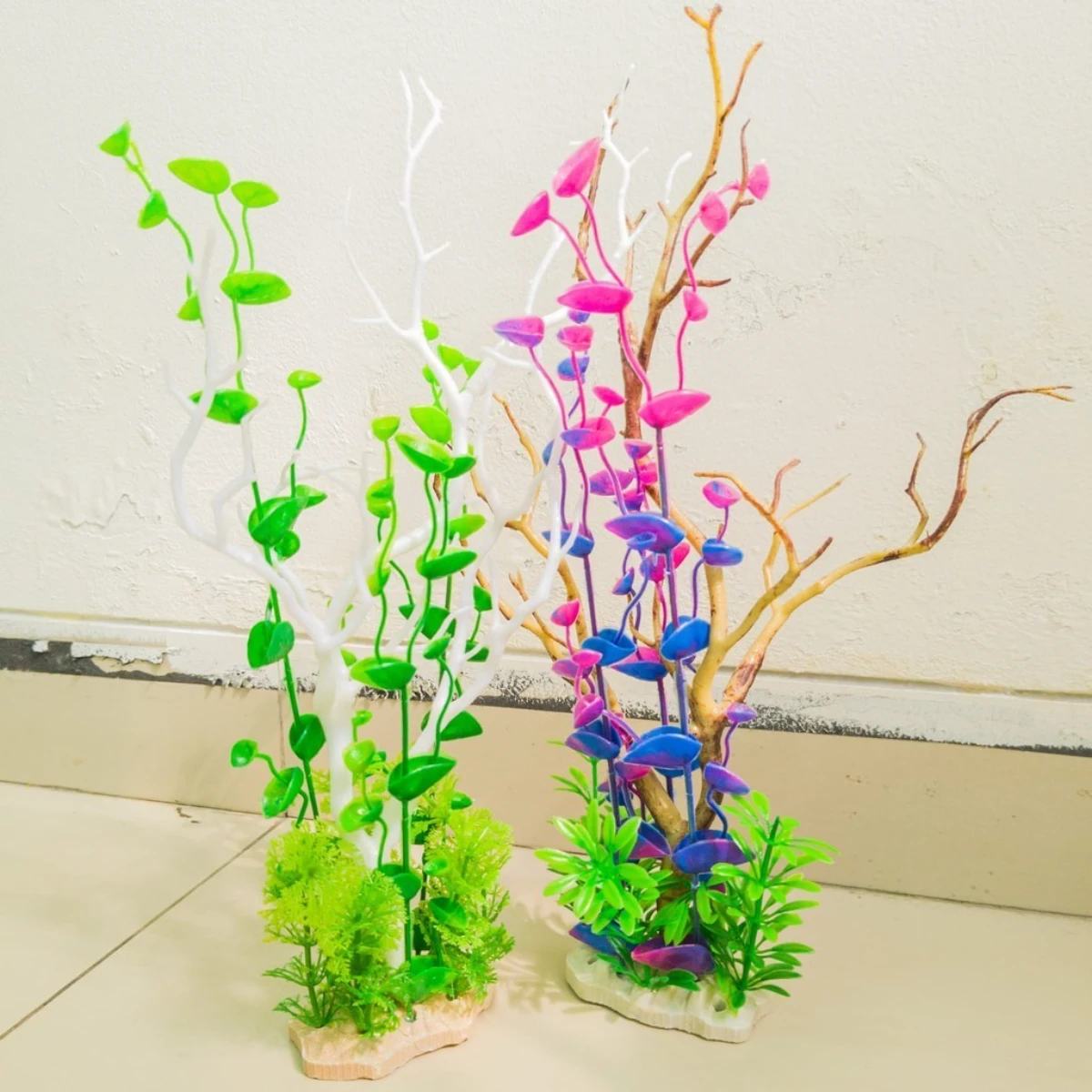 LEPET Hiasan Aquarium CD7910/ CD7926 / Tanaman Aquarium Plastik foto 2