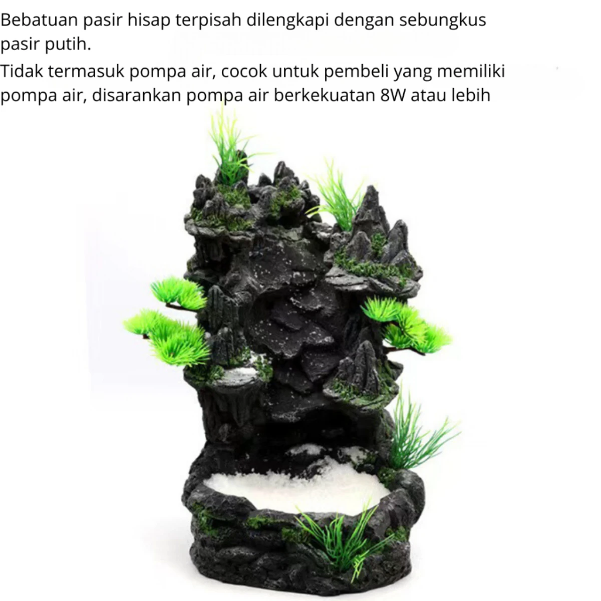 LEPET WATERFALL AQUASCAPE 20001 / HIASAN AQUARIUM TEBING AIR TERJUN foto 3