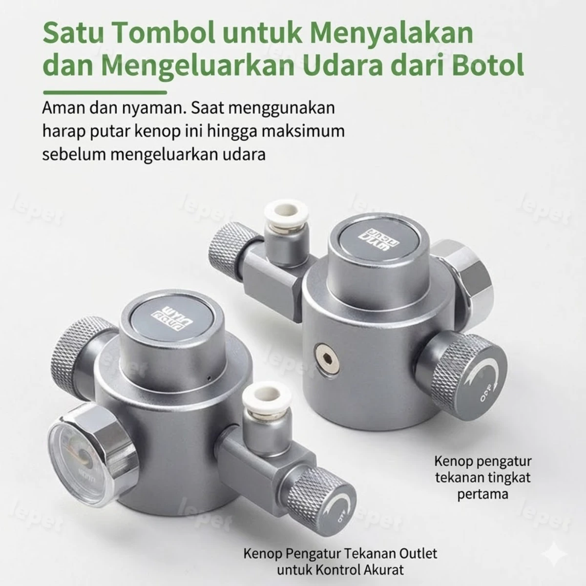 LEPET Tabung Co2 DIY CISOD WY-40 / Generator tabung cylinder solenoid buble counter selenoid foto 3