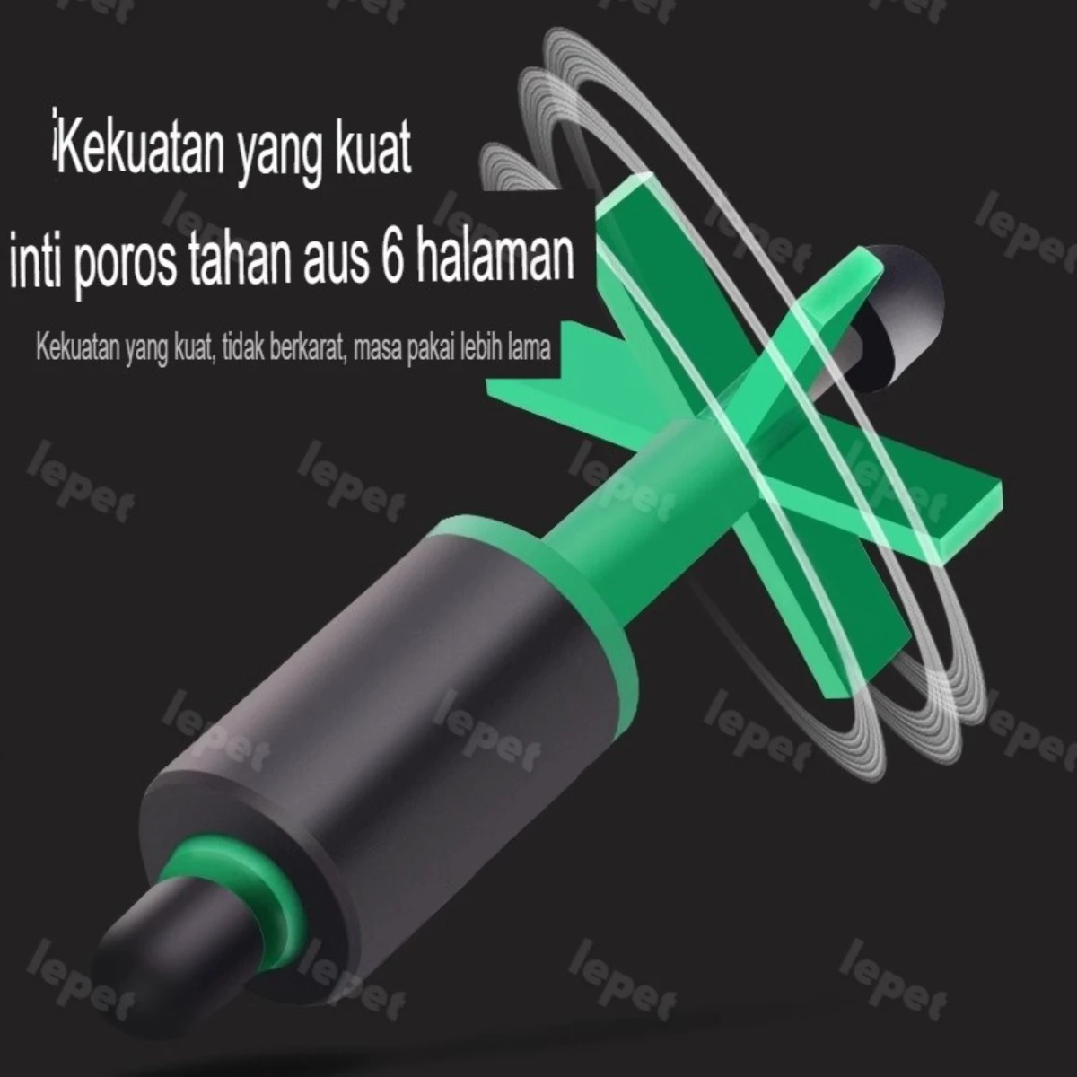 LEPET Pompa Celup Kolam Ikan Water Pump Aquarium Filter Pump LPHJ300Y/350Y/400Y/500Y/600Y/700Y foto 2
