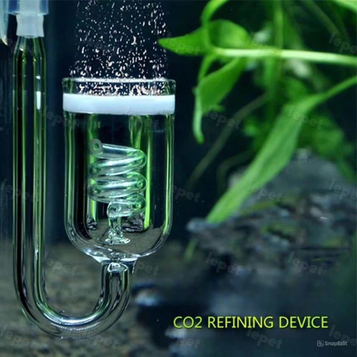 LEPET Glass Diffuser CO2 PJ31/ PJ32 / Atomizer Co2 Aquascape foto 6