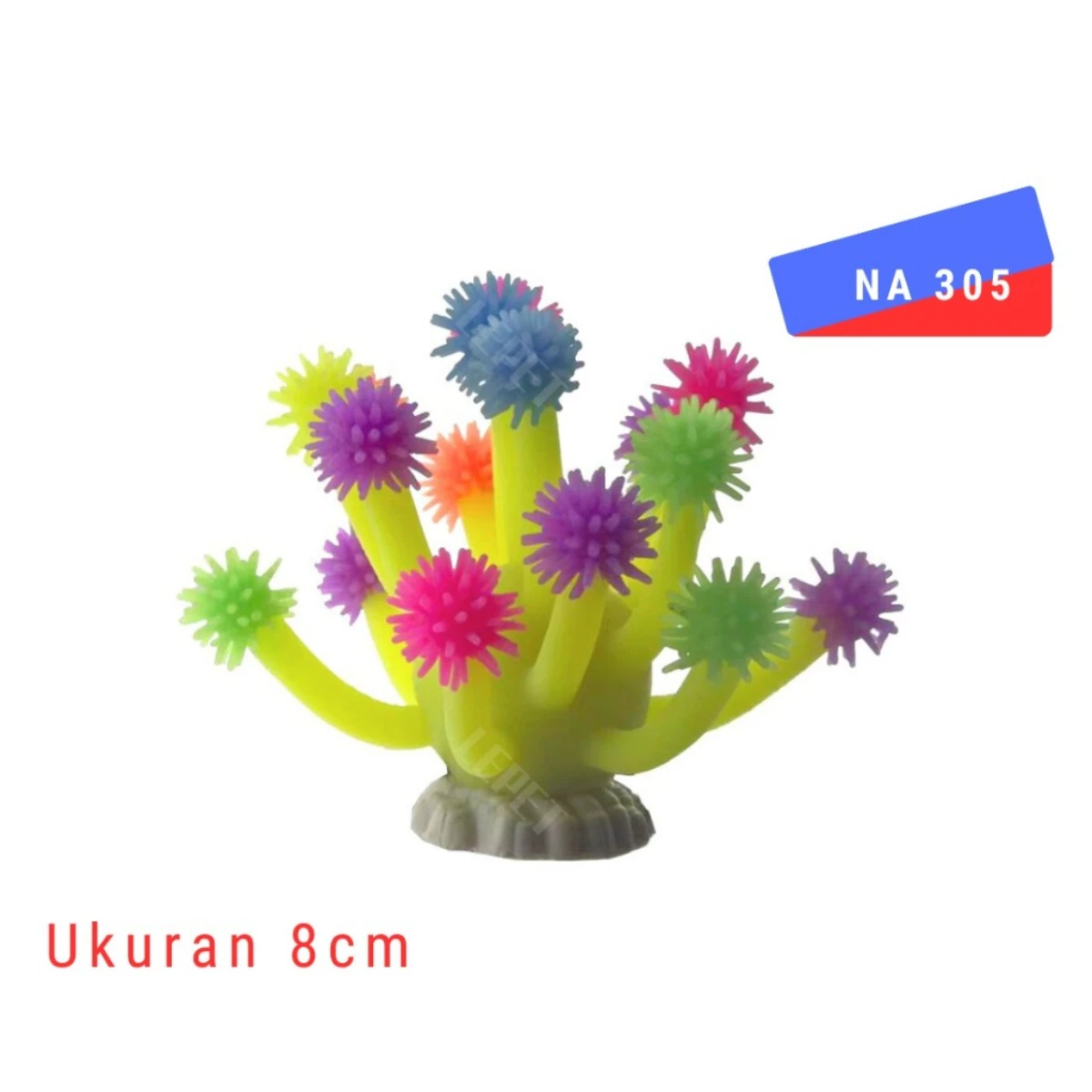 LEPET Hiasan Aquarium NA308/303/305-8 Anemon Kecil Hiasan Jelly Silikon Aquarium foto 2