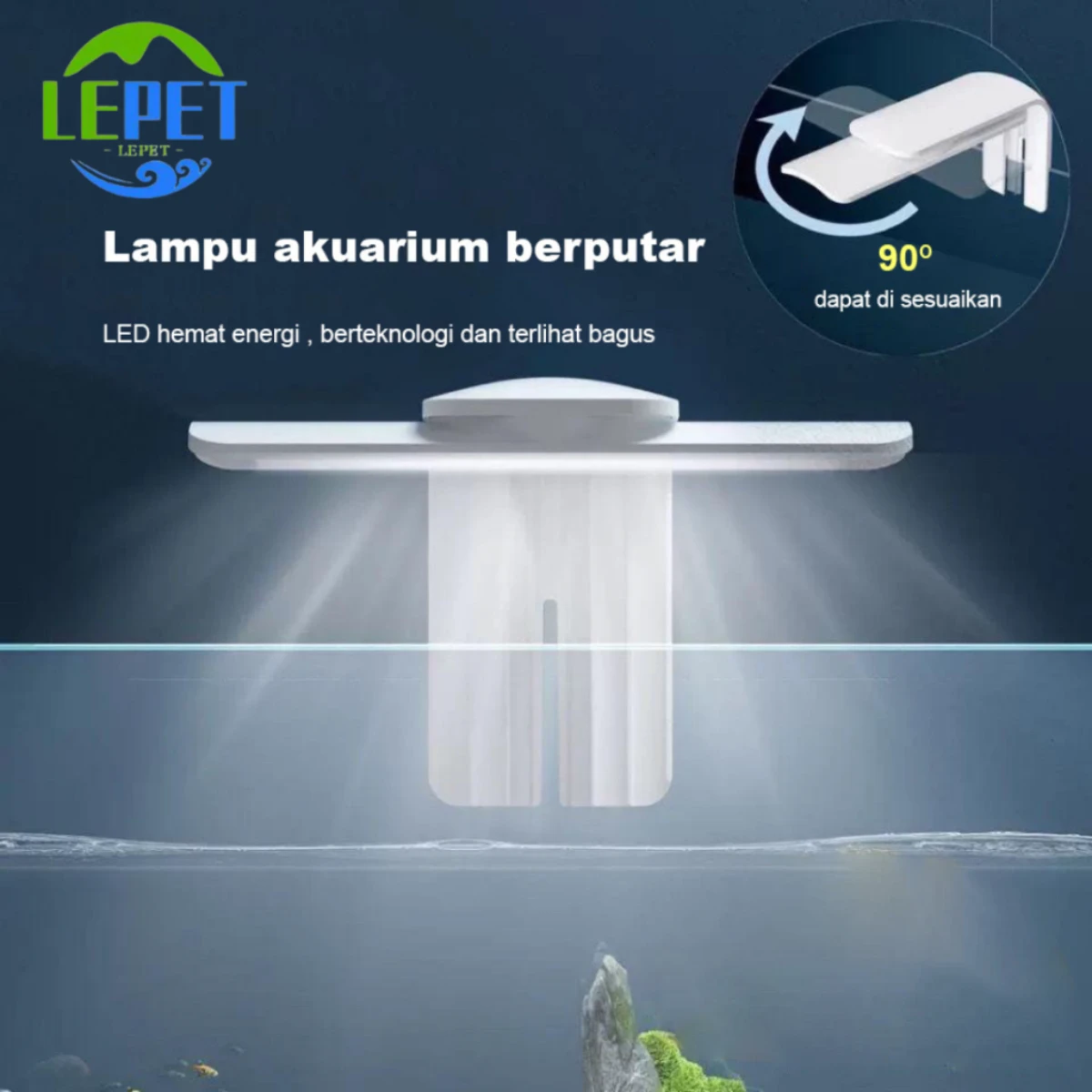 LEPET LAMPU AQUARIUM LED AKUARIUM D13/D11/D09 foto 7