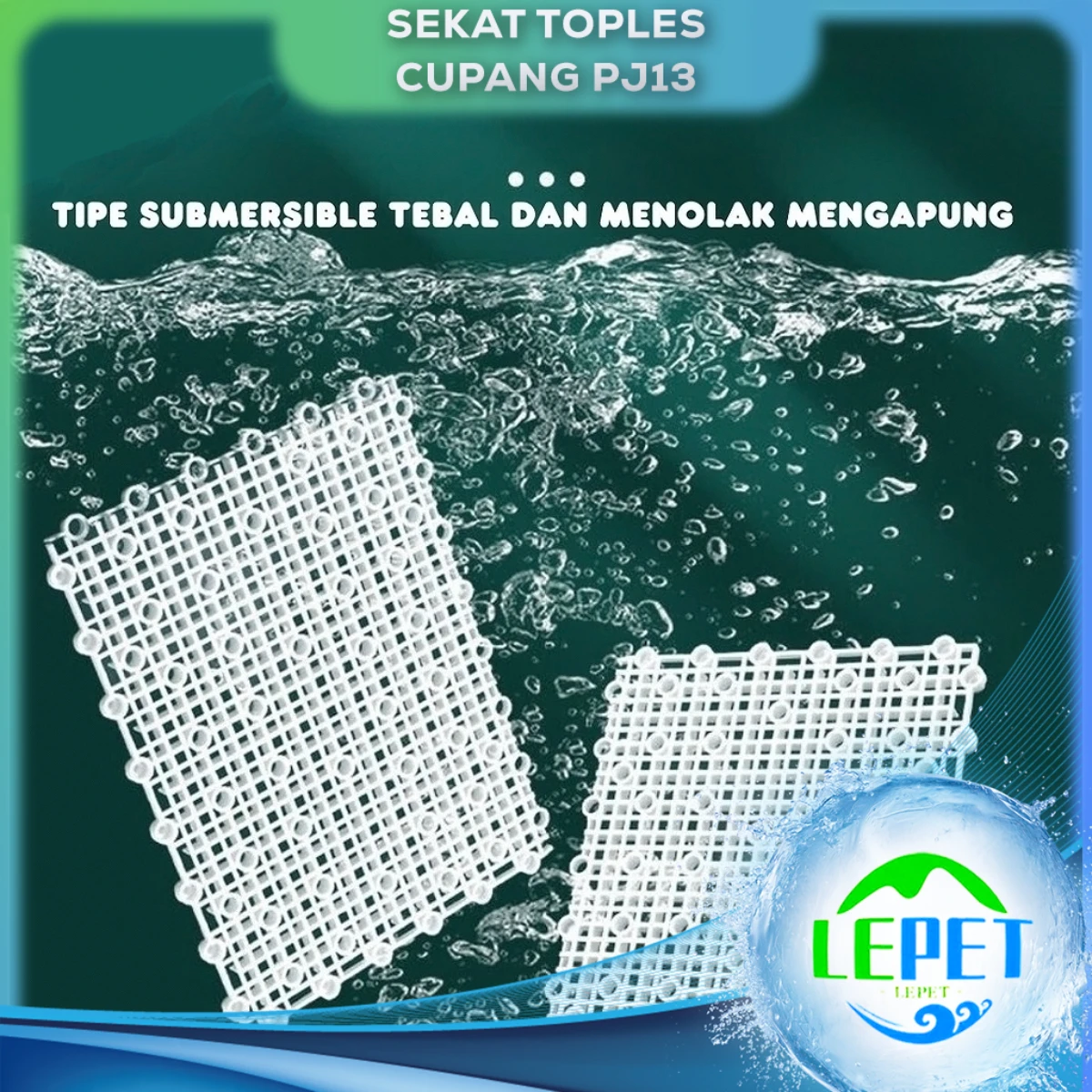 LEPET SEKAT TOPLES CUPANG PJ13 / DOP SEKAT KACA DOUBLE Tempel KUPU-KUPU