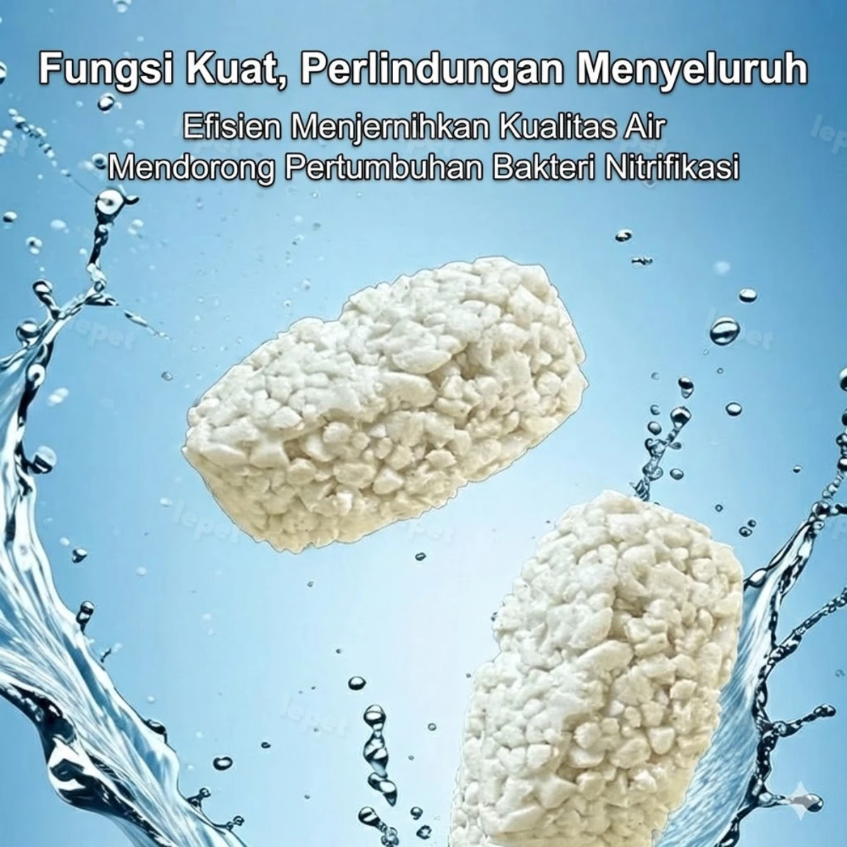 LEPET Media Filter Aquarium PJ17 / PJ19 Infrared Bacteria House 500G foto 7