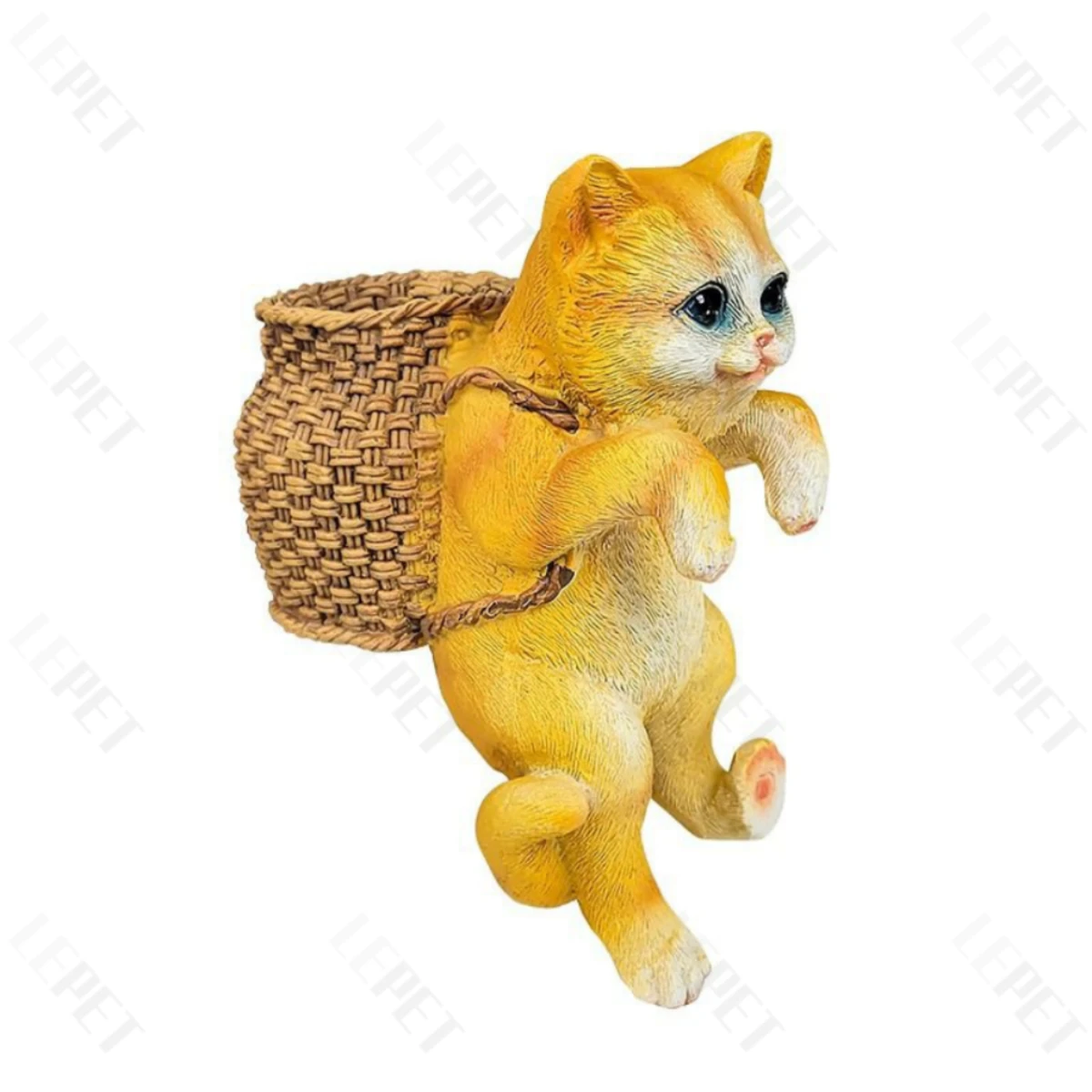 LEPET Ornamen Liontin Bentuk Kucing 759/760/761 Bahan Resin Untuk Dekorasi Tangki Ikan foto 4