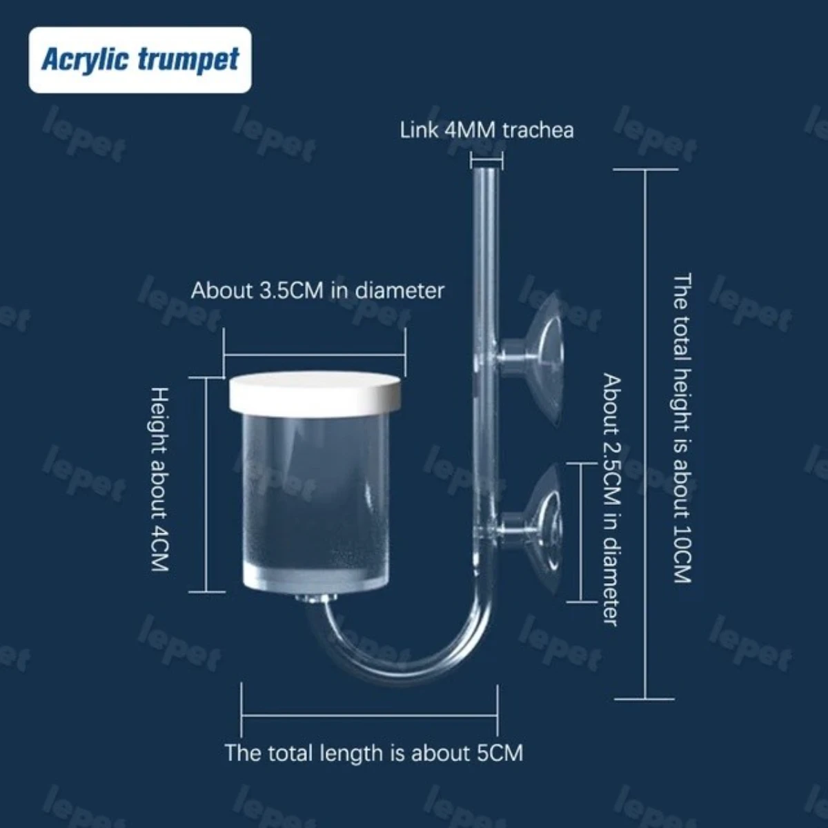 LEPET Diffuser Oksigen Aerator PJ01 / Co2 Low Pressure foto 4