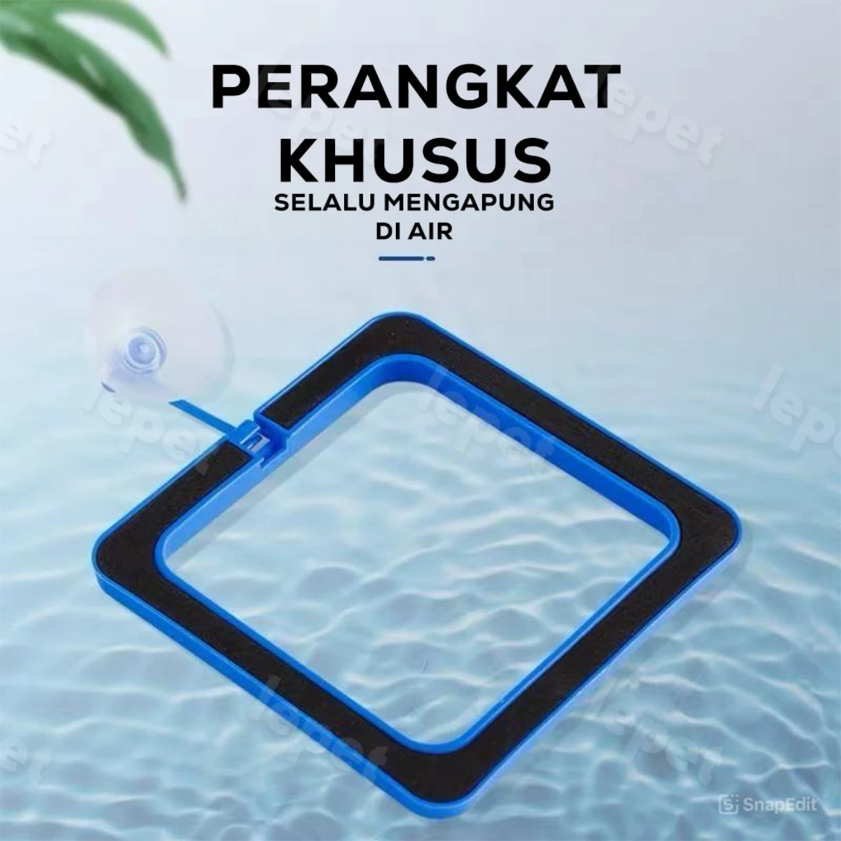 LEPET Feeding Ring Kotak PJ51 Floating Tempat Pakan Akuarium Ikan foto 5