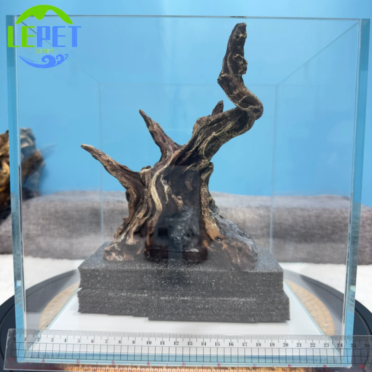 LEPET kayu aquascape imitasi 01/04s/05-3/06-1 hiasan aquarium / dekorasi aquarium foto 3