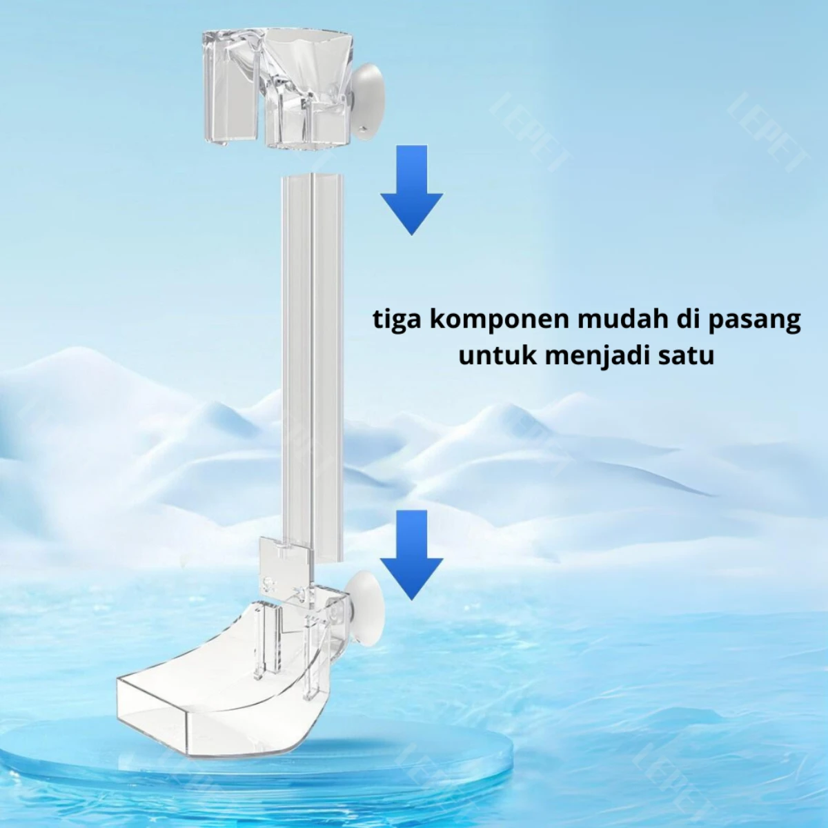 LEPET tempat makan ikan Akrilik F21 / F29 / F35 foto 3
