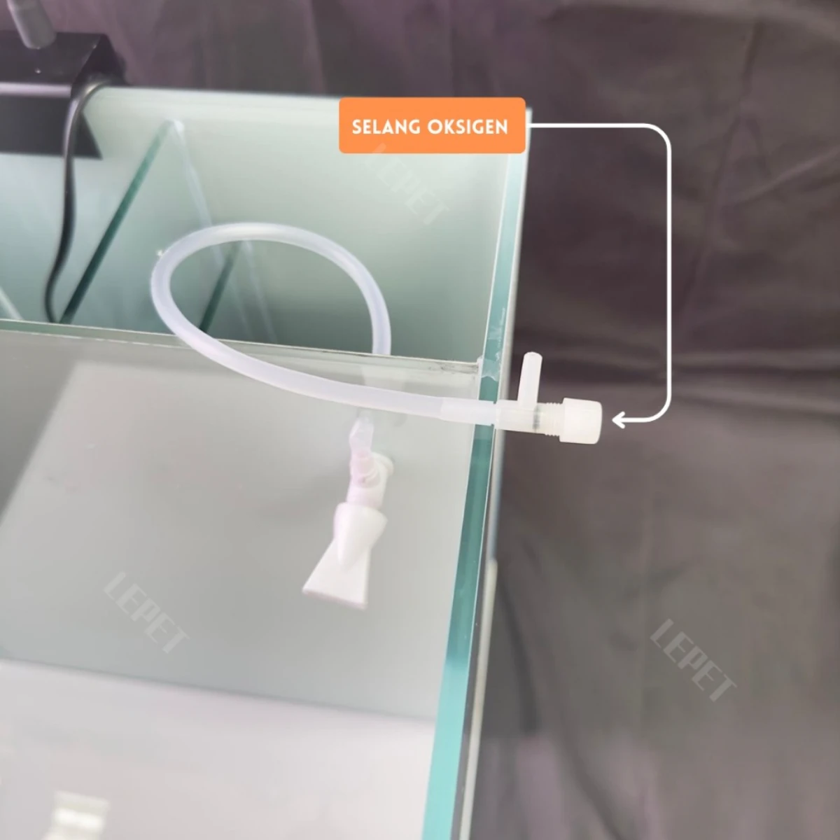 LEPET Akuarium Ikan AIR LAUT SBTHB45/50/ LENGKAP FILTER DAN LAMPU / KACA SUPER BENING / OPTIK CLEAR foto 4