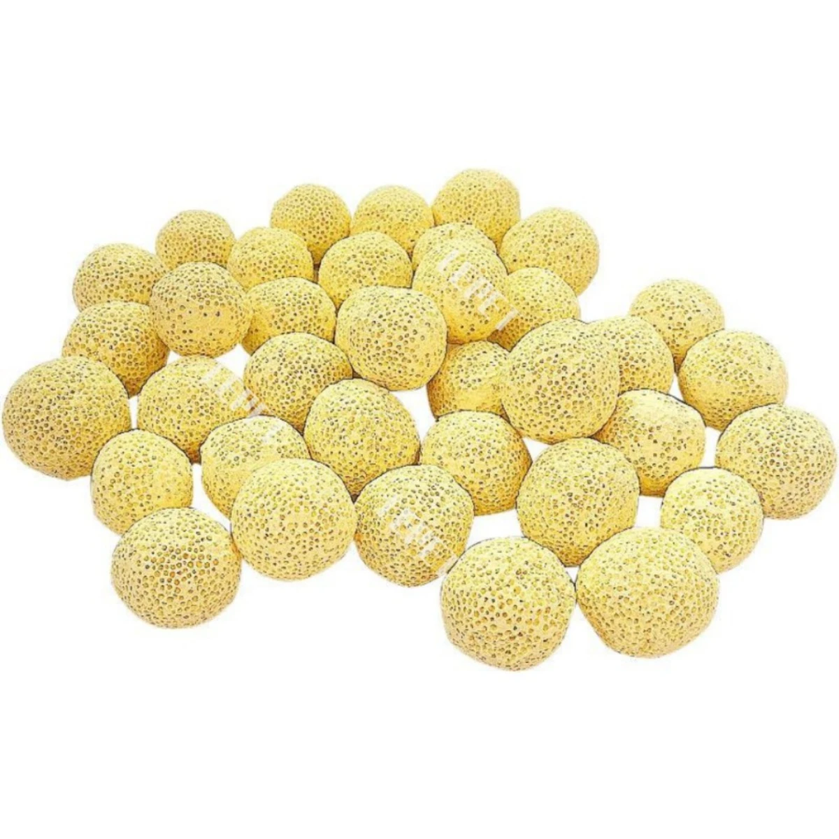 LEPET Rumah Bakteri kuning Media Filter Aquarium Plum Ring Far Infrared Bacteria House 500G foto 2