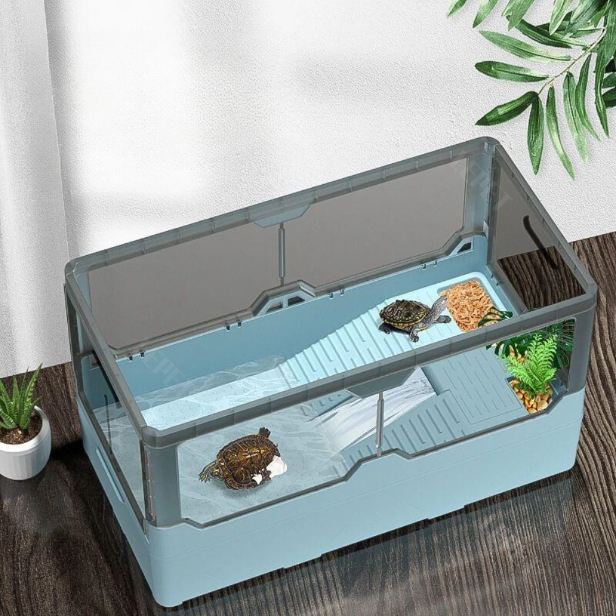 LEPET Turtle Enclosure Aquarium Tank GH07/GH09 / Kandang Kura / aquarium kura kura foto 2