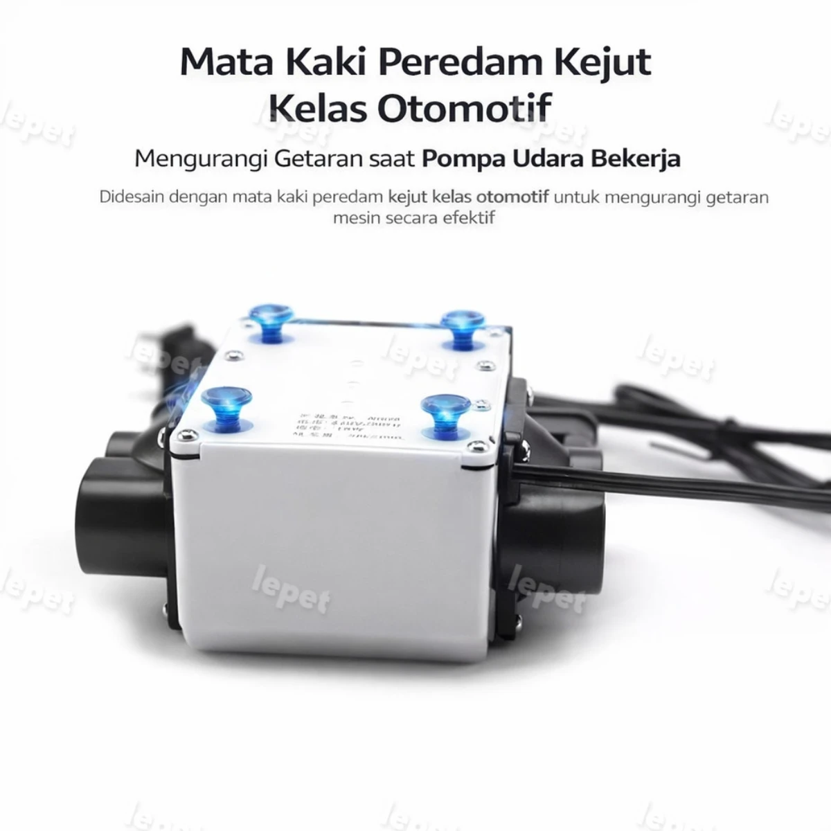 LEPET Pompa Udara Akuarium DB-58, Pompa aerator untuk Budidaya Ikan, Pompa Udara Volume Besar yang Senyap foto 4