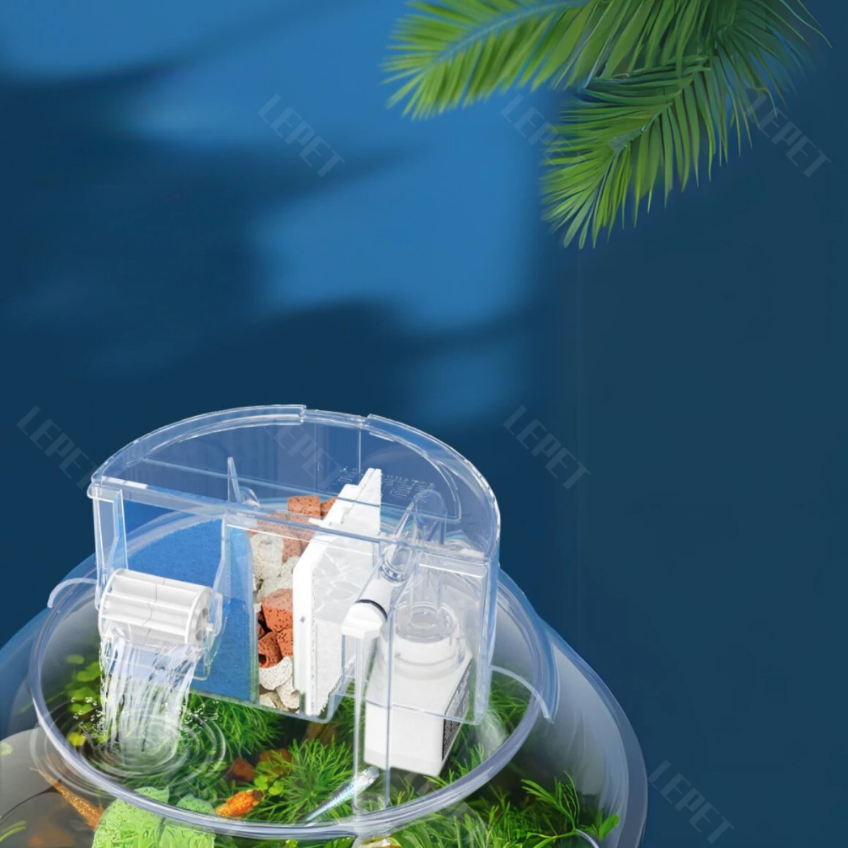 LEPET FILTER AQUARIUM BULAT YL-1/YL-3/YL-5/YL-7 foto 3