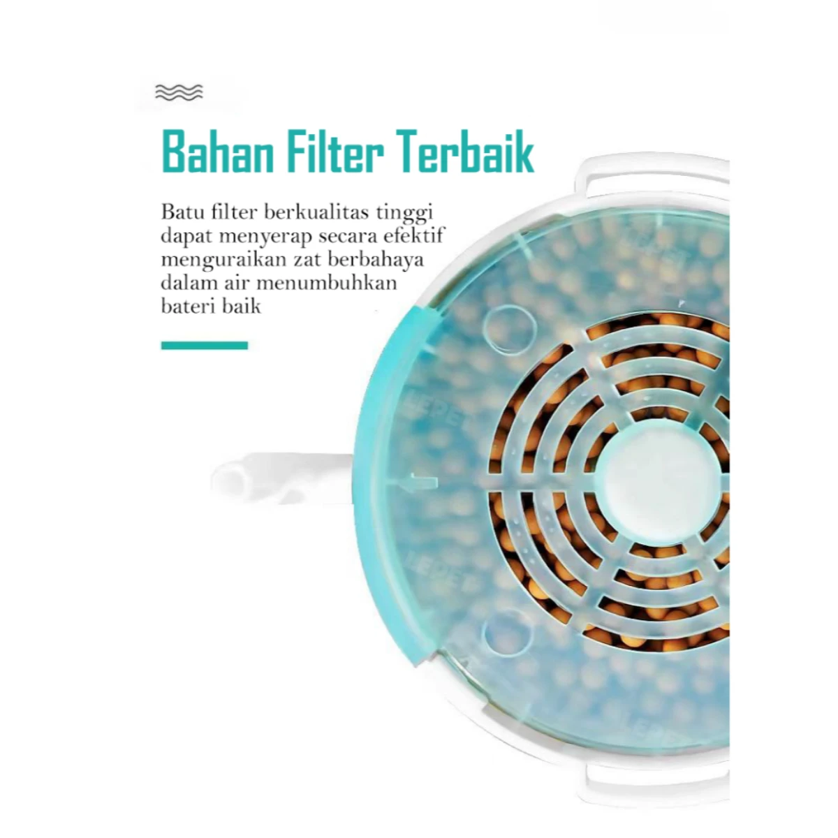 LEPET MEDIA FILTER MINI BIOFOAM AKUARIUM YX150/300/600 BIO BALL RUMAH BAKTERI foto 6