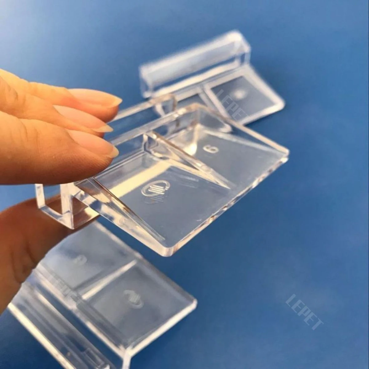 LEPET Bracket Penyangga Tutup Aquarium / Clip Holder Cover Aquarium Akrilik / tutup aquarium foto 3