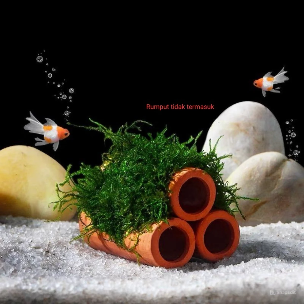 LEPET Hiasan Aquarium XX117 / XX118 Dekorasi Ornamen Simulasi foto 3