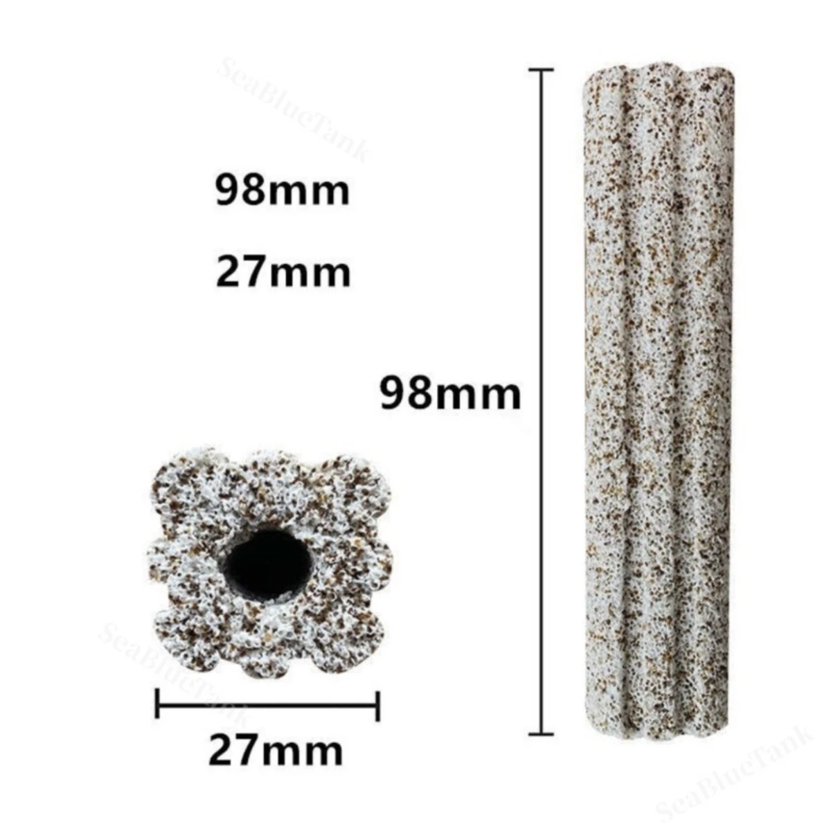 LEPET (SEPULUH PCS) MEDIA FILTER ECO BIO BLOCK 98mm x 27mm RUMAH BAKTERI MOMOGI AQUARIUM REEF TANK foto 5