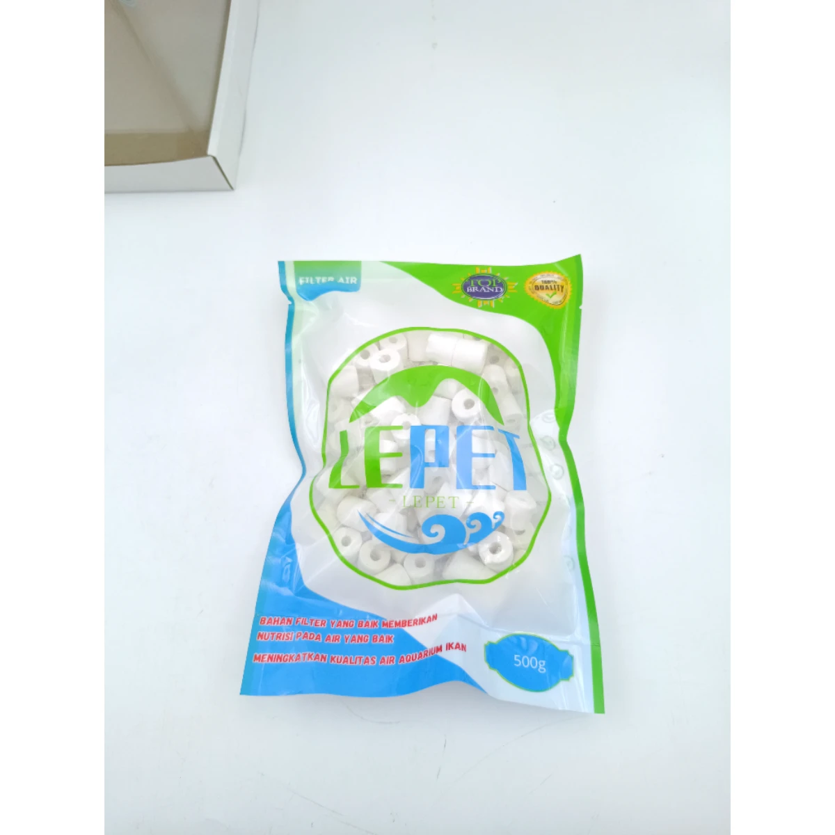 LEPET BIORING INFRARED LPLC07-174 bio ring pori pourus PUTIH media filter biologis 500G foto 5