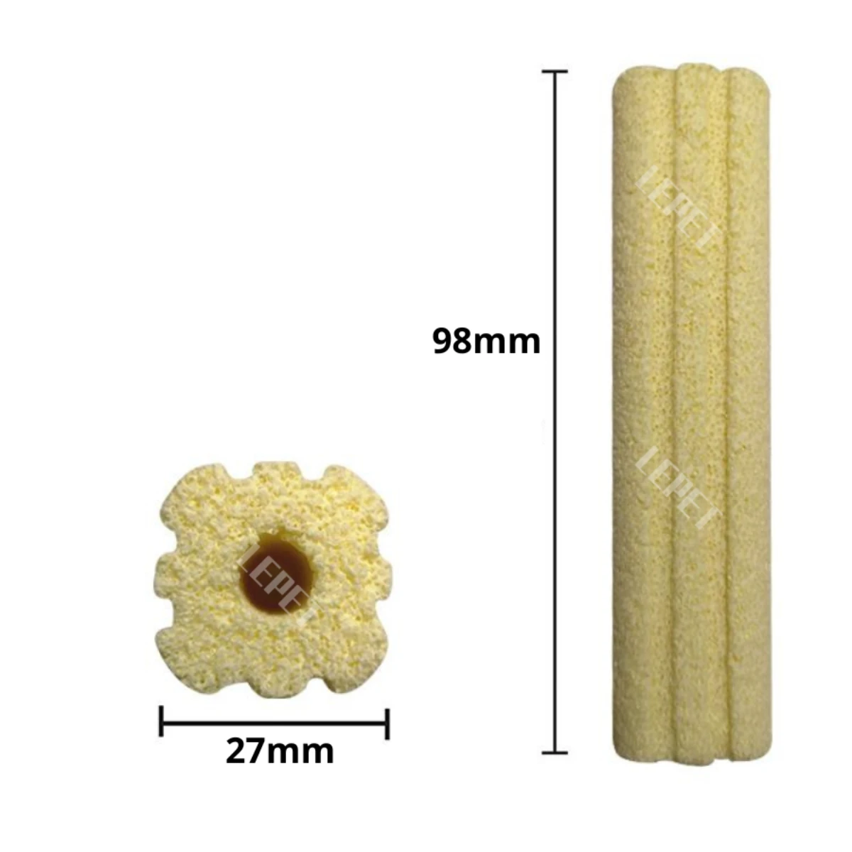 LEPET (SEPULUH PCS) MEDIA FILTER ECO BIO BLOCK 98mm x 27mm RUMAH BAKTERI MOMOGI AQUARIUM REEF TANK foto 3